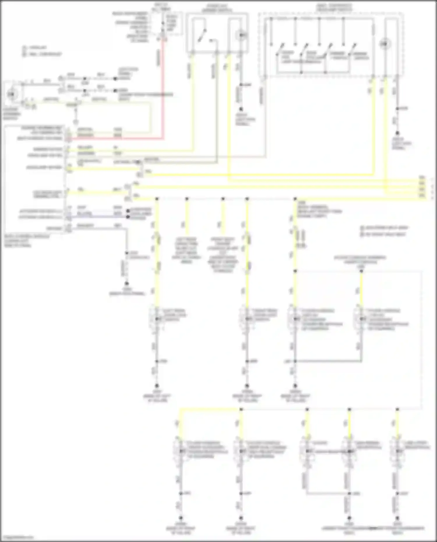 Yukon GMC V (2020-2024): Instrument illumination circuit (1 of 4)