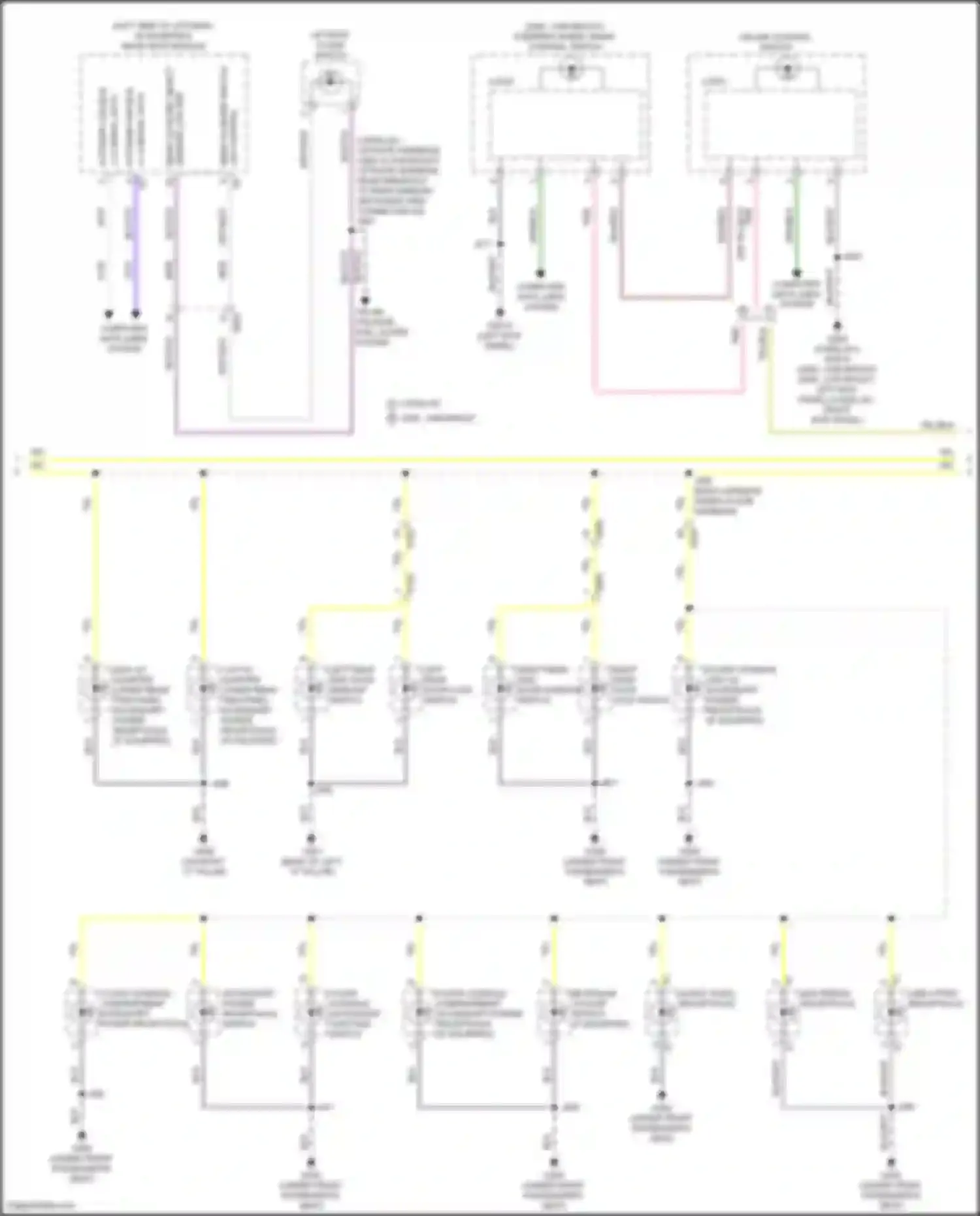 Yukon GMC V (2020-2024): Instrument illumination circuit (3 of 4)