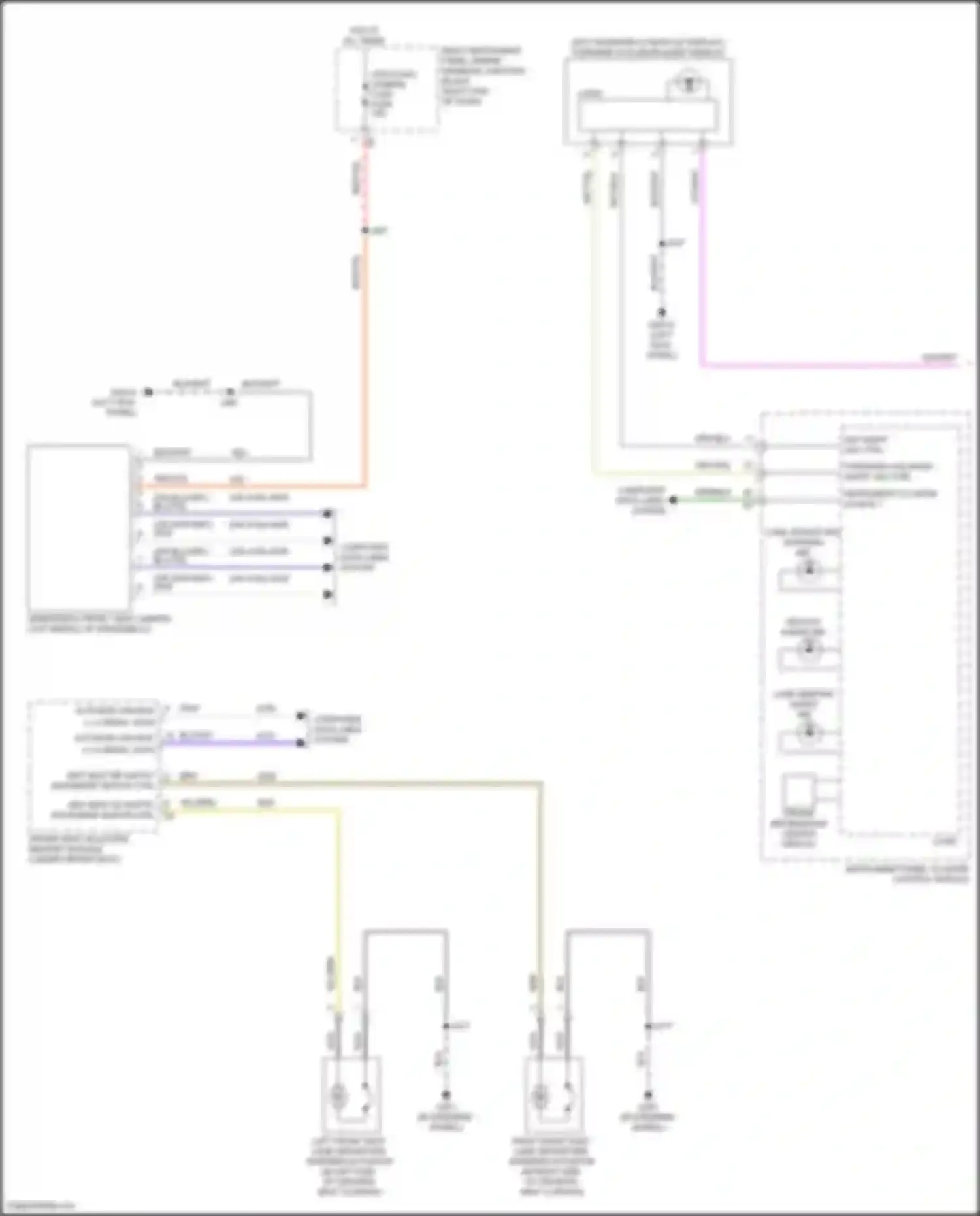 Yukon GMC V (2020-2024): Lane departure warning circuit (1 of 2)