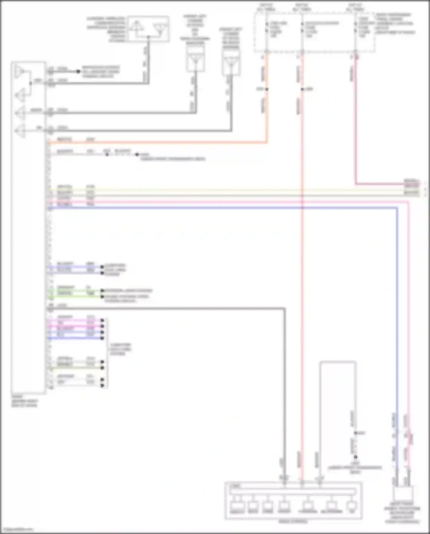 Yukon GMC V (2020-2024): Navigation circuit, w/o surround amplifier (1 of 4)