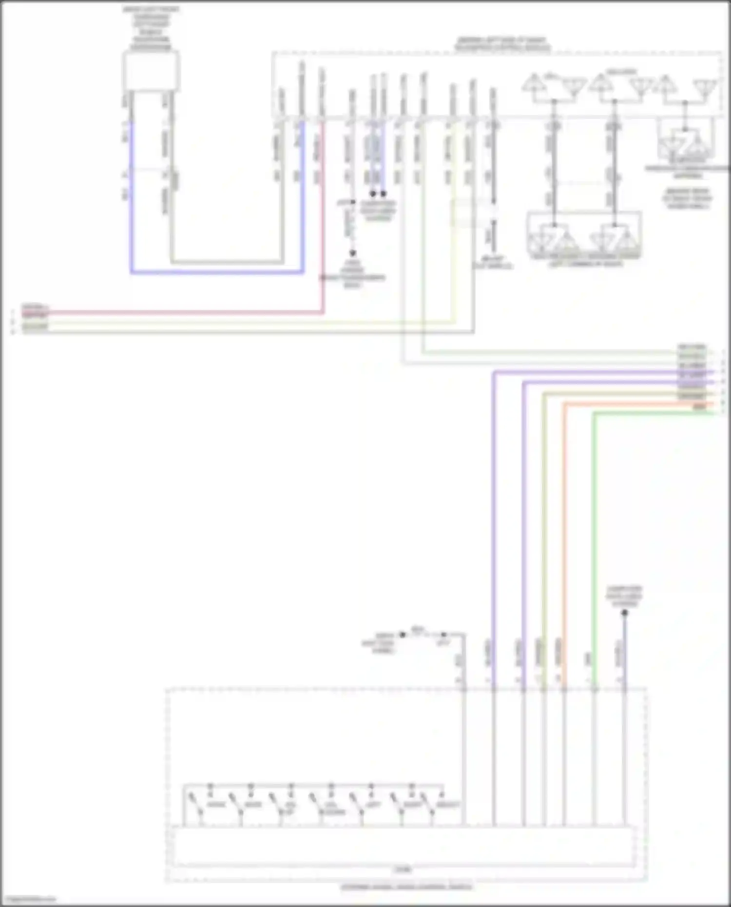 Yukon GMC V (2020-2024): Navigation circuit, w/o surround amplifier (2 of 4)