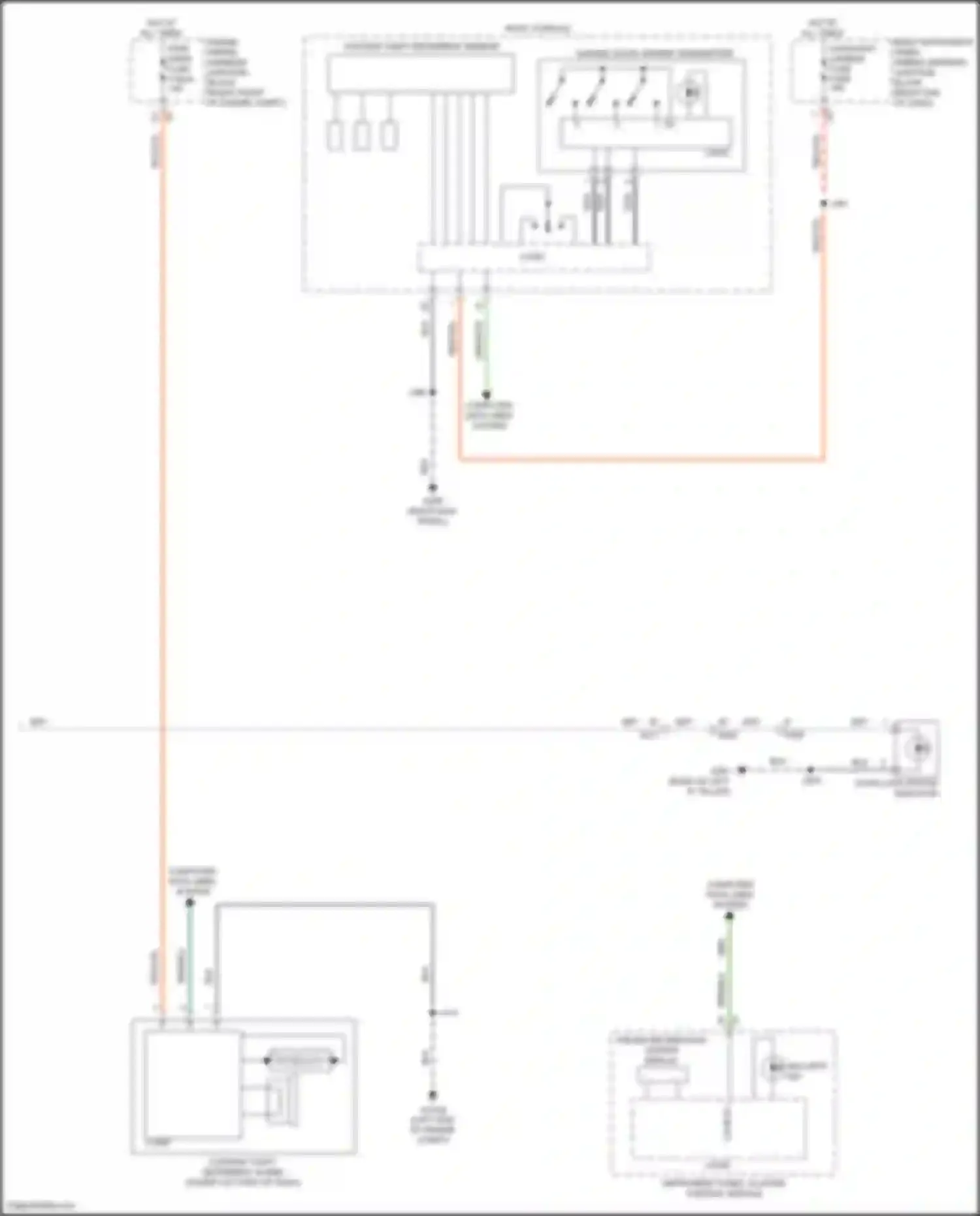 Yukon GMC V (2020-2024): Power door locks circuit (7 of 7)