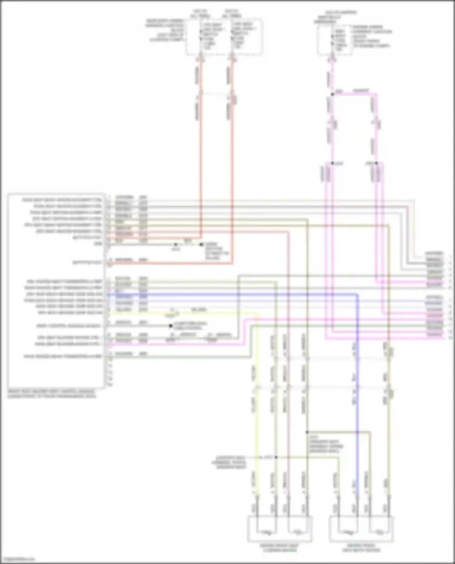 Yukon GMC V (2020-2024): Front heated seats circuit (1 of 2)