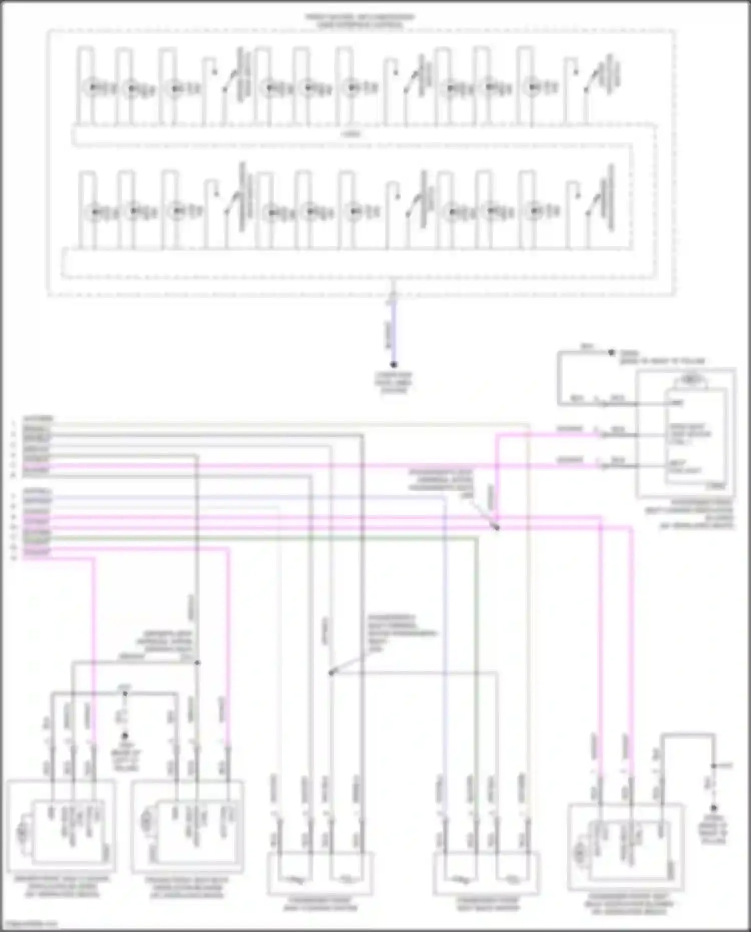 Yukon GMC V (2020-2024): Front heated seats circuit (2 of 2)