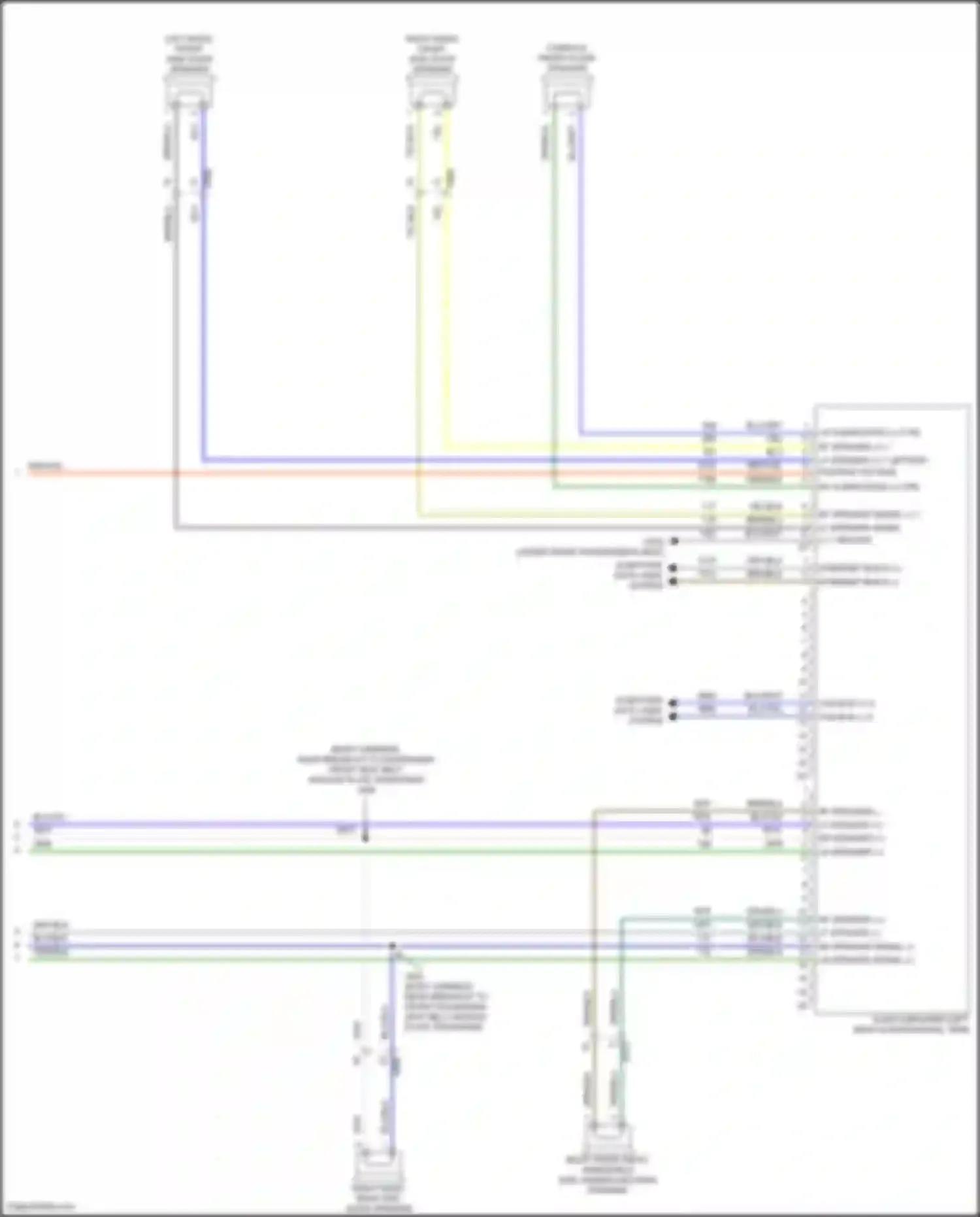 Yukon GMC V (2020-2024): Radio circuit, w/o surround amplifier (4 of 4)
