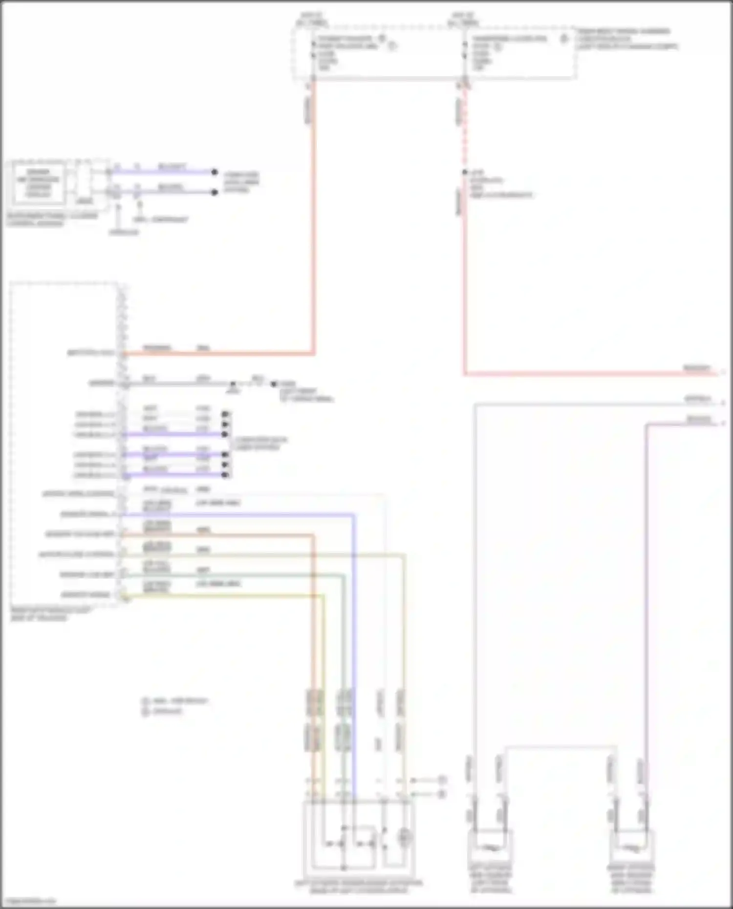 Yukon GMC V (2020-2024): Power liftgate circuit (1 of 2)