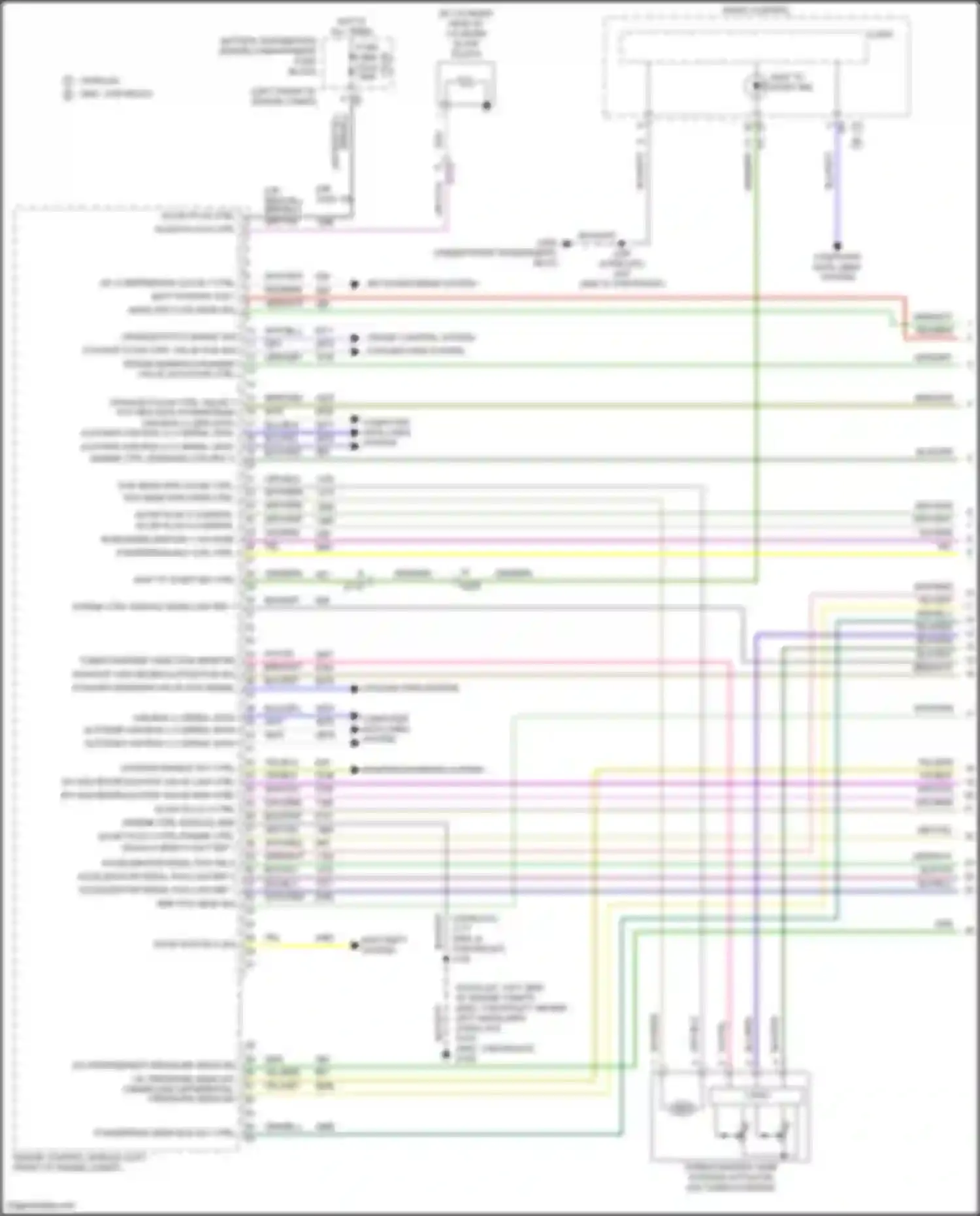 Wiring diagram a/c refrigerant pressure sens sig for GMC Yukon V (2020-2024) (2 of 2)