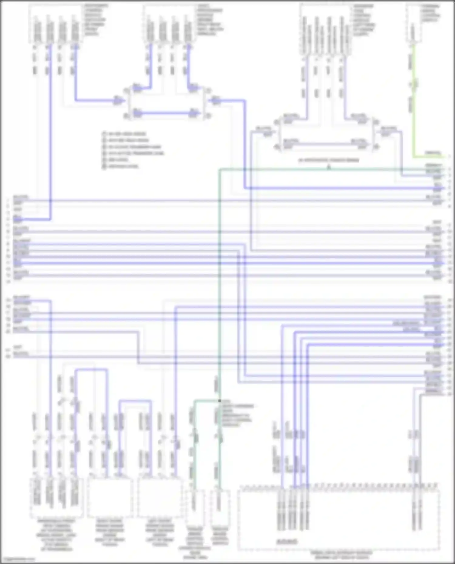 Wiring diagram autosar can bus for GMC Yukon V (2020-2024) (1 of 4)
