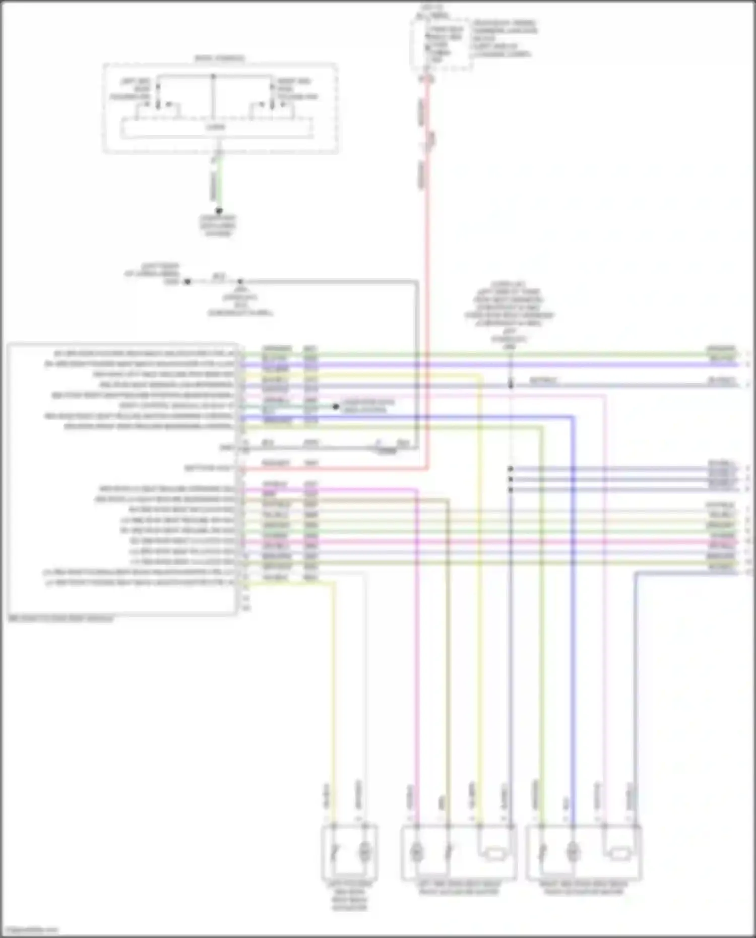Wiring diagram blk for GMC Yukon V (2020-2024) (137 of 150)