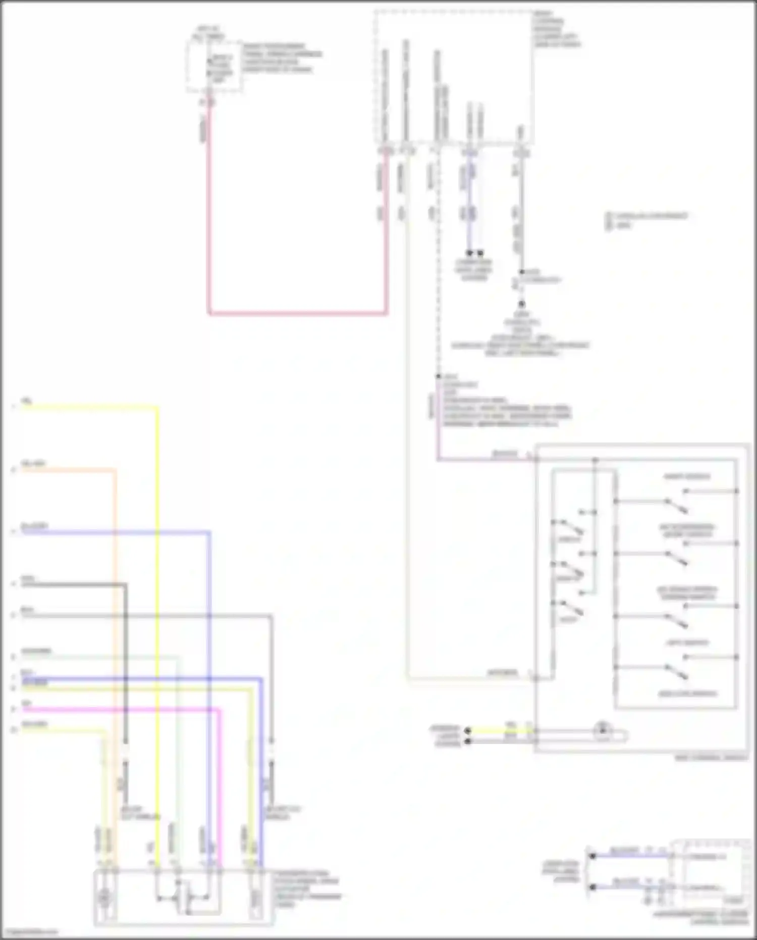 Wiring diagram can-bus for GMC Yukon V (2020-2024) (6 of 6)