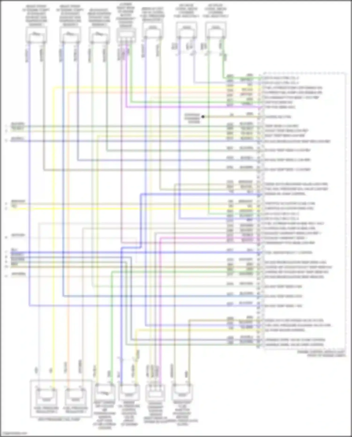 Wiring diagram charge air cooler inlet temp sens sig for GMC Yukon V (2020-2024) (3 of 3)