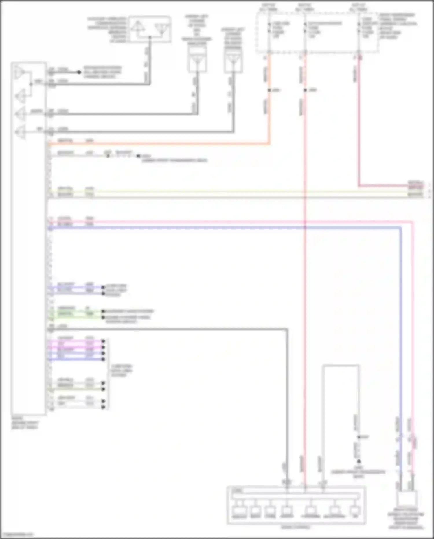 Wiring diagram computer data lines system for GMC Yukon V (2020-2024) (97 of 135)