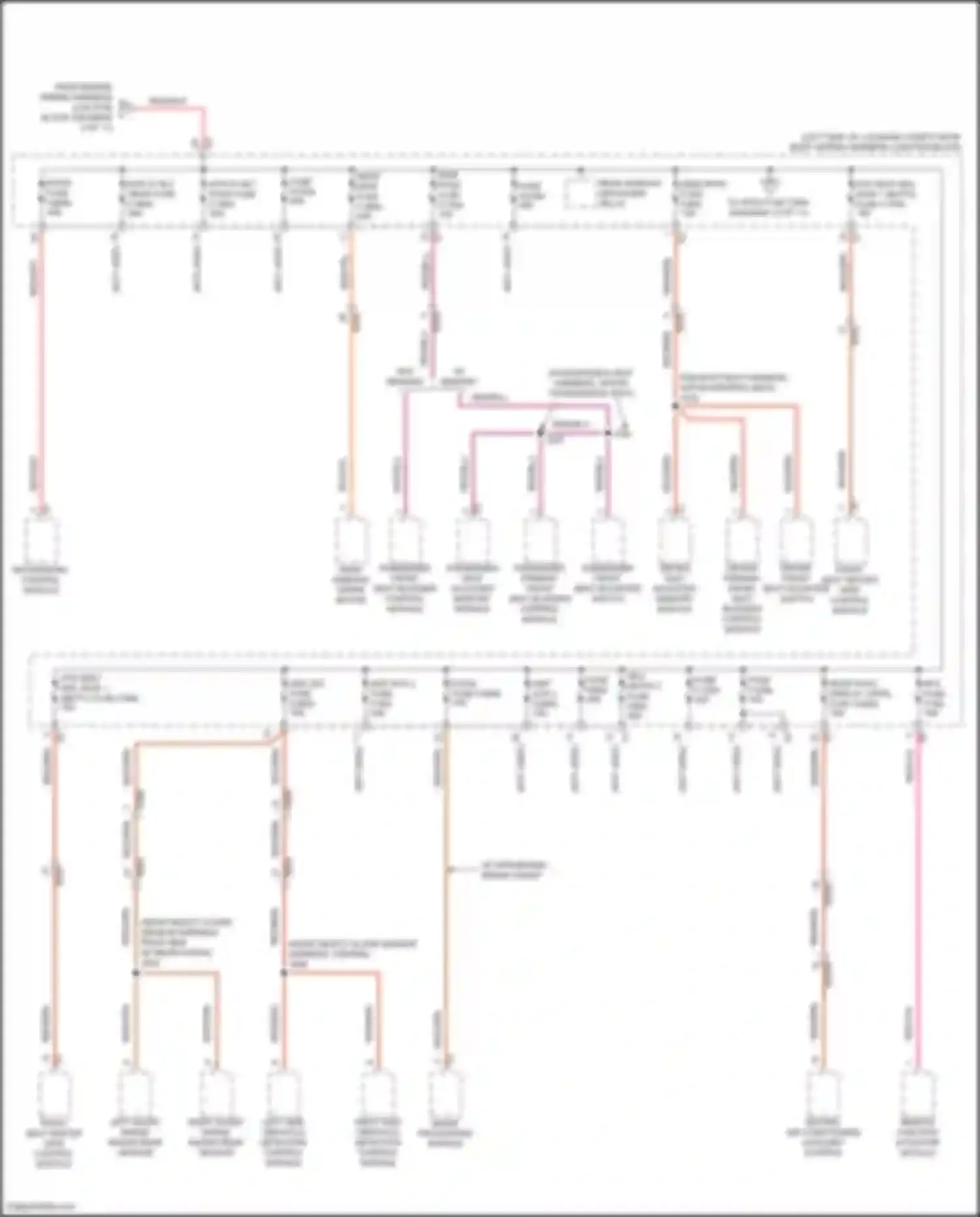 Wiring diagram driver seat adjuster memory module for GMC Yukon V (2020-2024) (6 of 6)