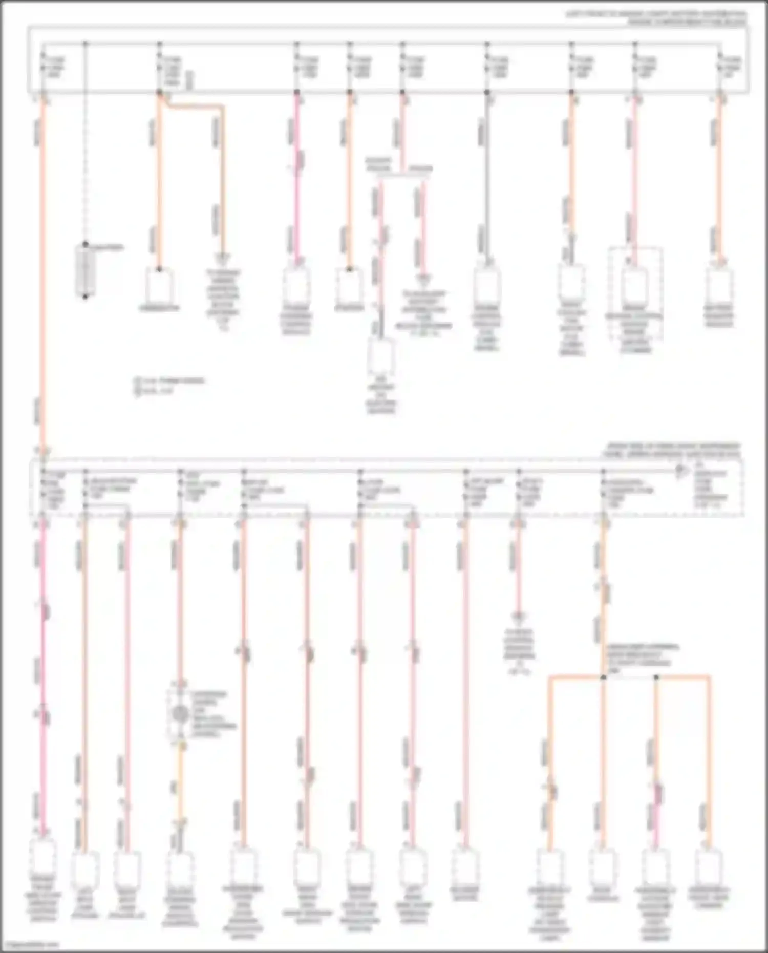 Wiring diagram engine control module for GMC Yukon V (2020-2024) (6 of 14)