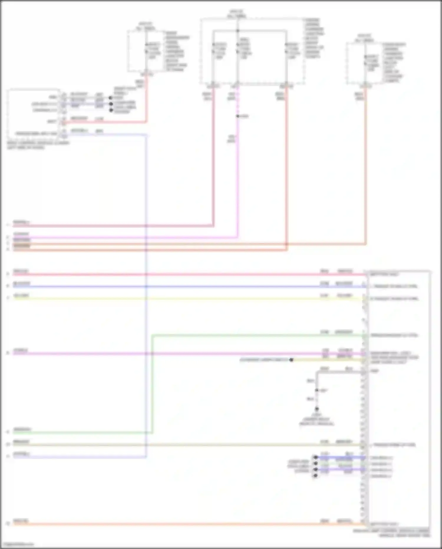 Wiring diagram engine wiring harness junction block for GMC Yukon V (2020-2024) (30 of 50)