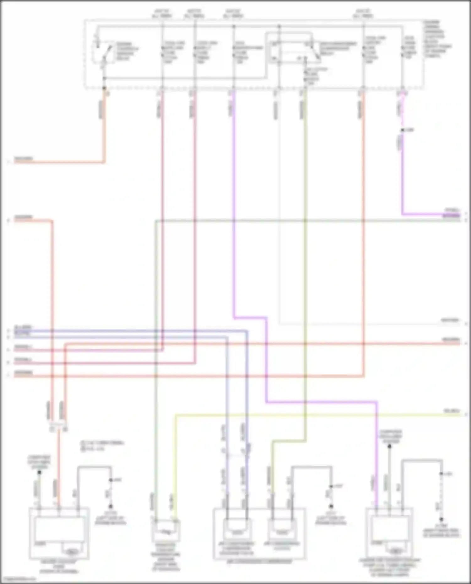 Wiring diagram heater coolant pump for GMC Yukon V (2020-2024) (1 of 5)