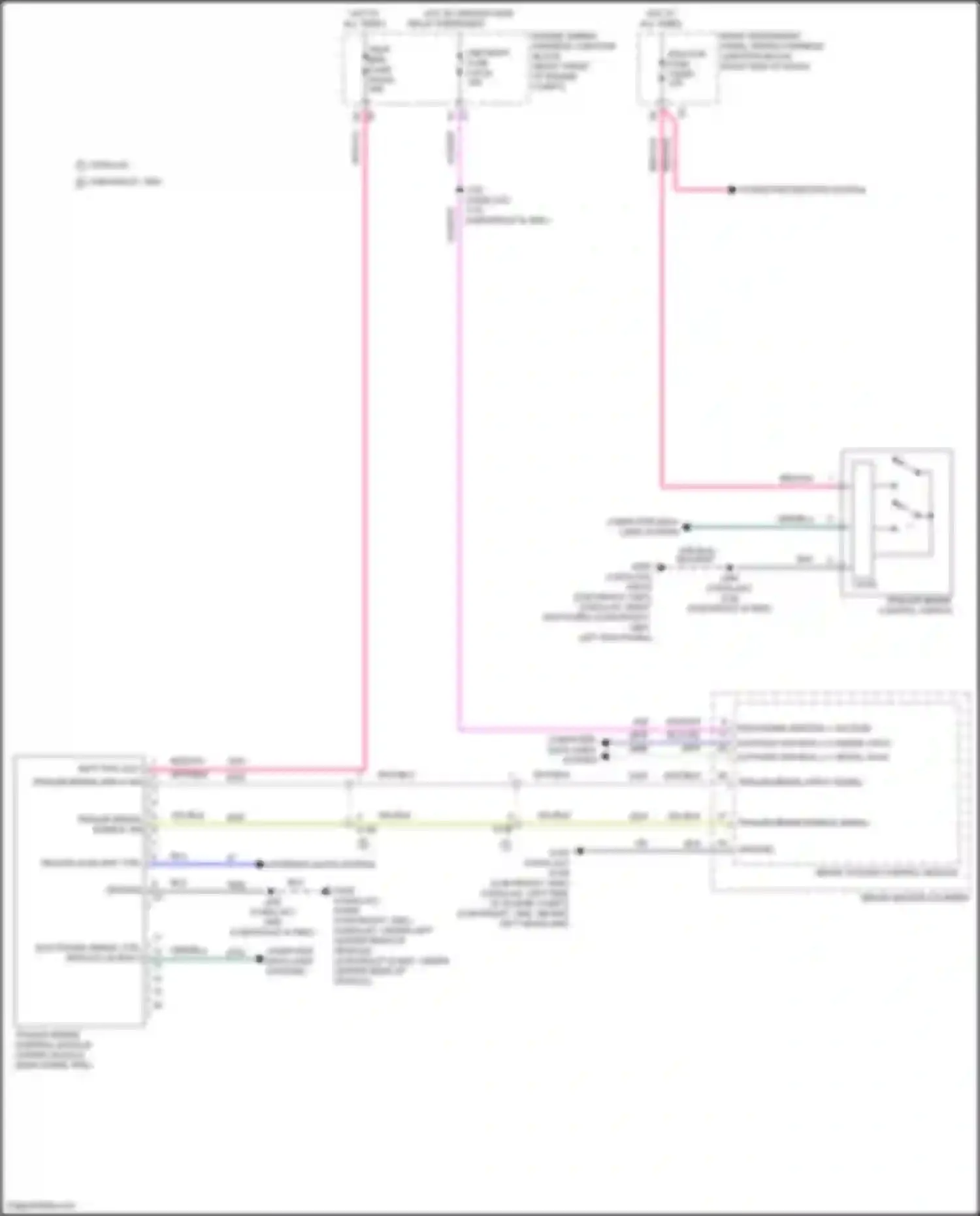 Wiring diagram power distribution system for GMC Yukon V (2020-2024) (10 of 12)