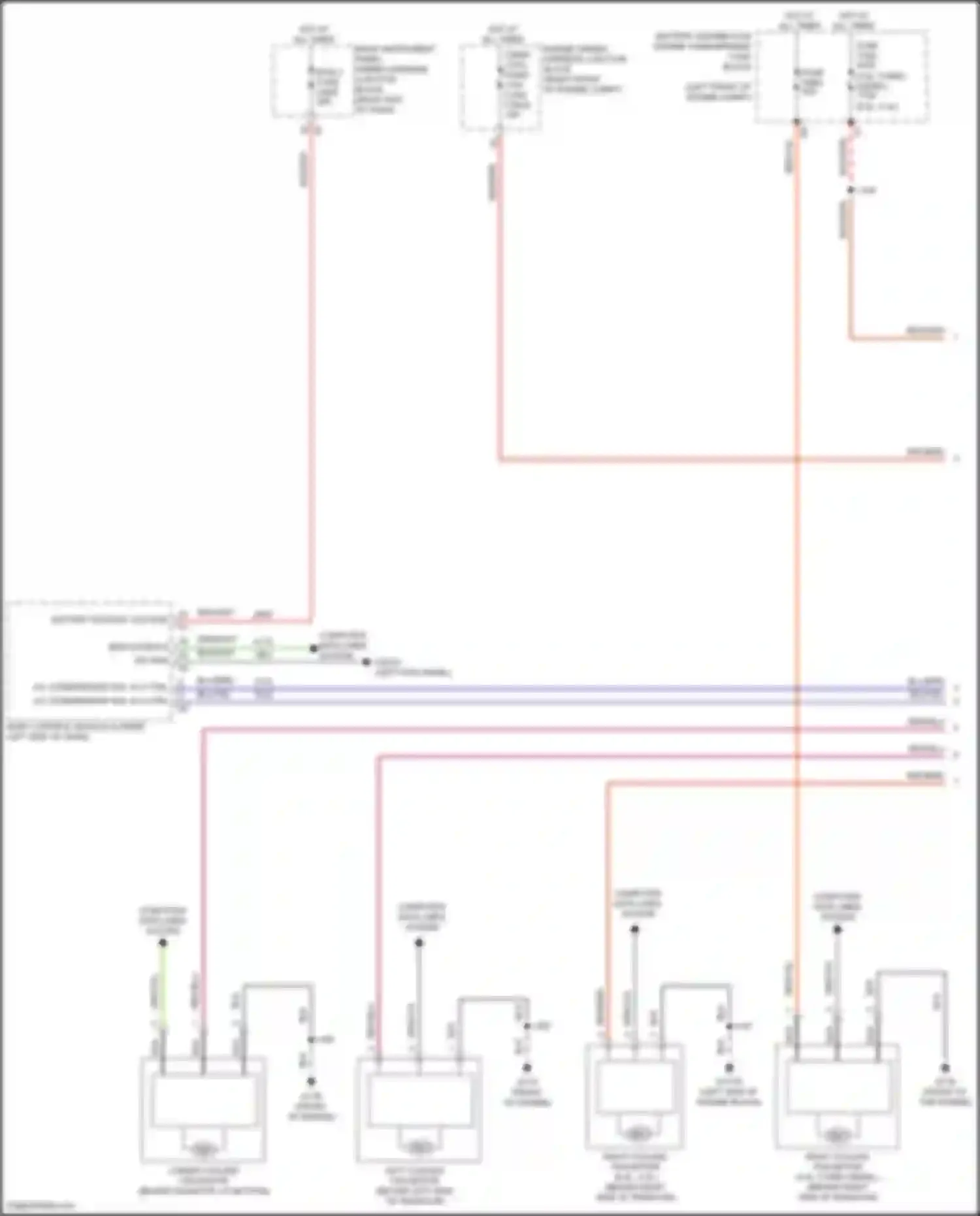 Wiring diagram right cooling fan motor for GMC Yukon V (2020-2024) (4 of 7)