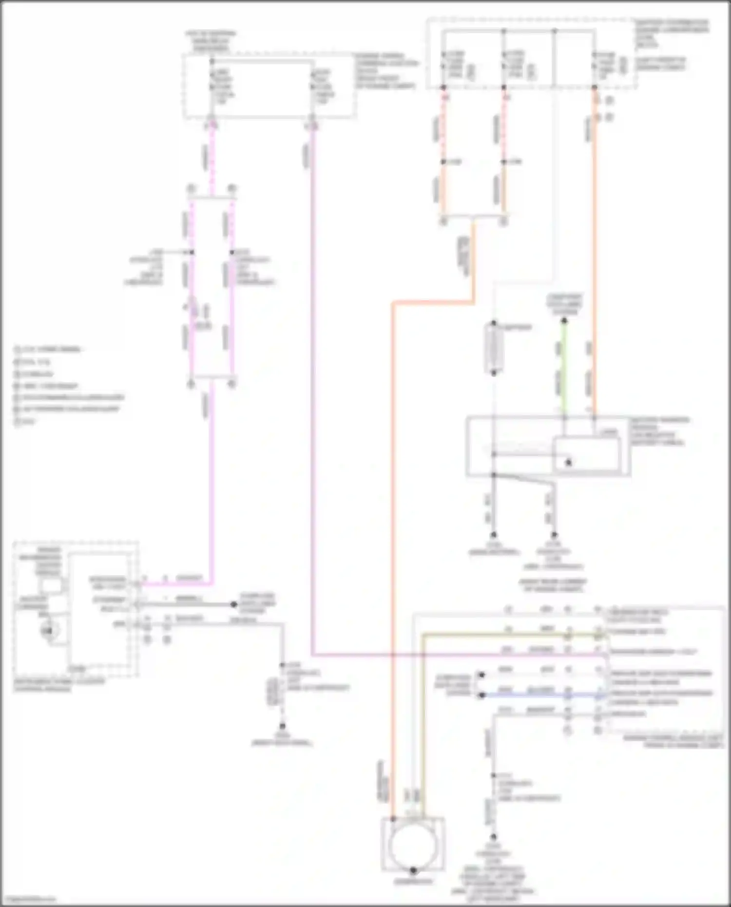 Wiring diagram vio/wht for GMC Yukon V (2020-2024) (35 of 60)