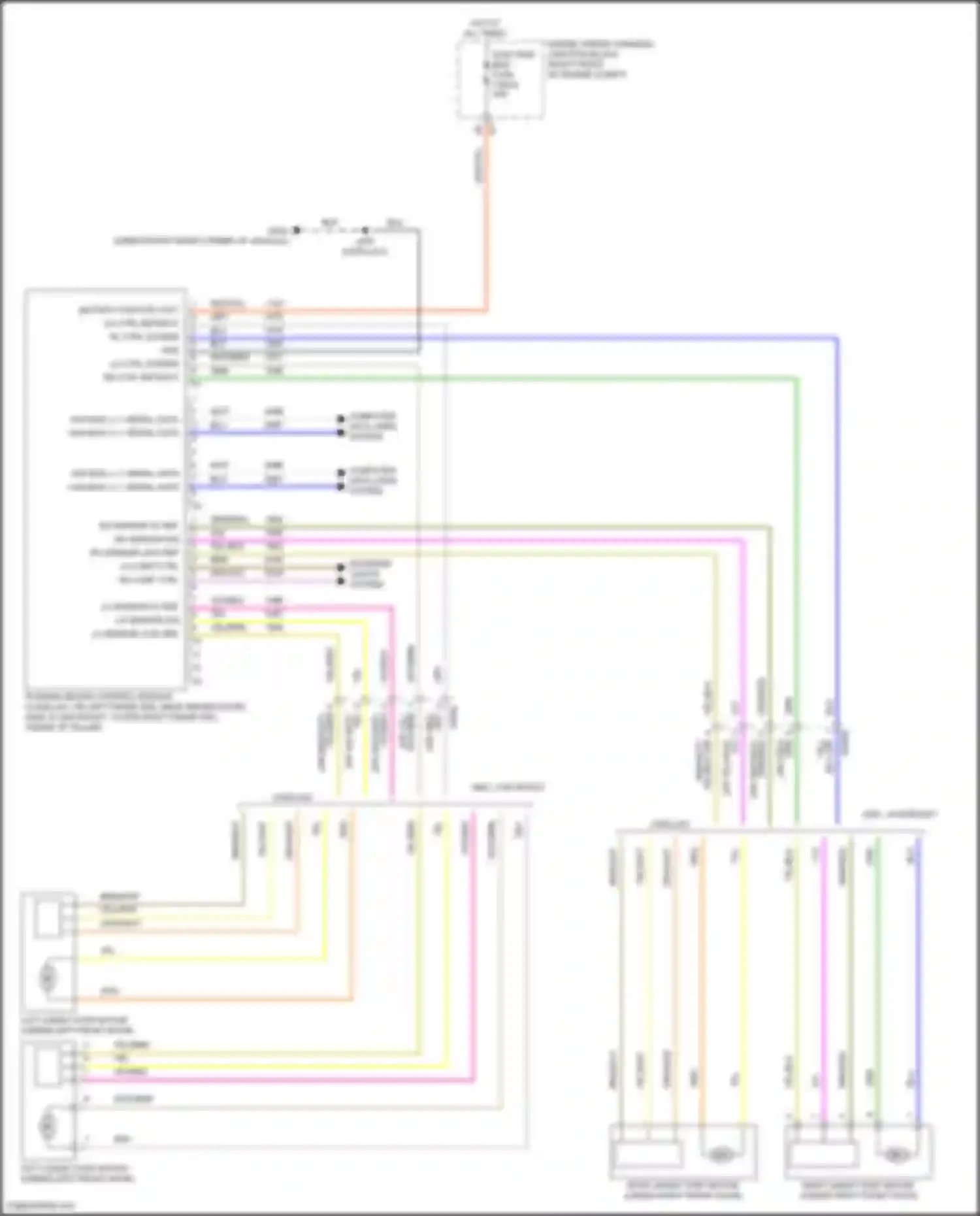 Wiring diagram yel/blk for GMC Yukon V (2020-2024) (37 of 42)
