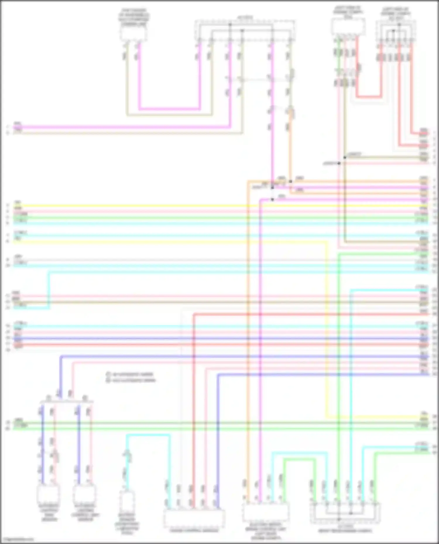 Accord Honda IX facelift (2014-2019): Computer data lines circuit, hybrid (3 of 4)