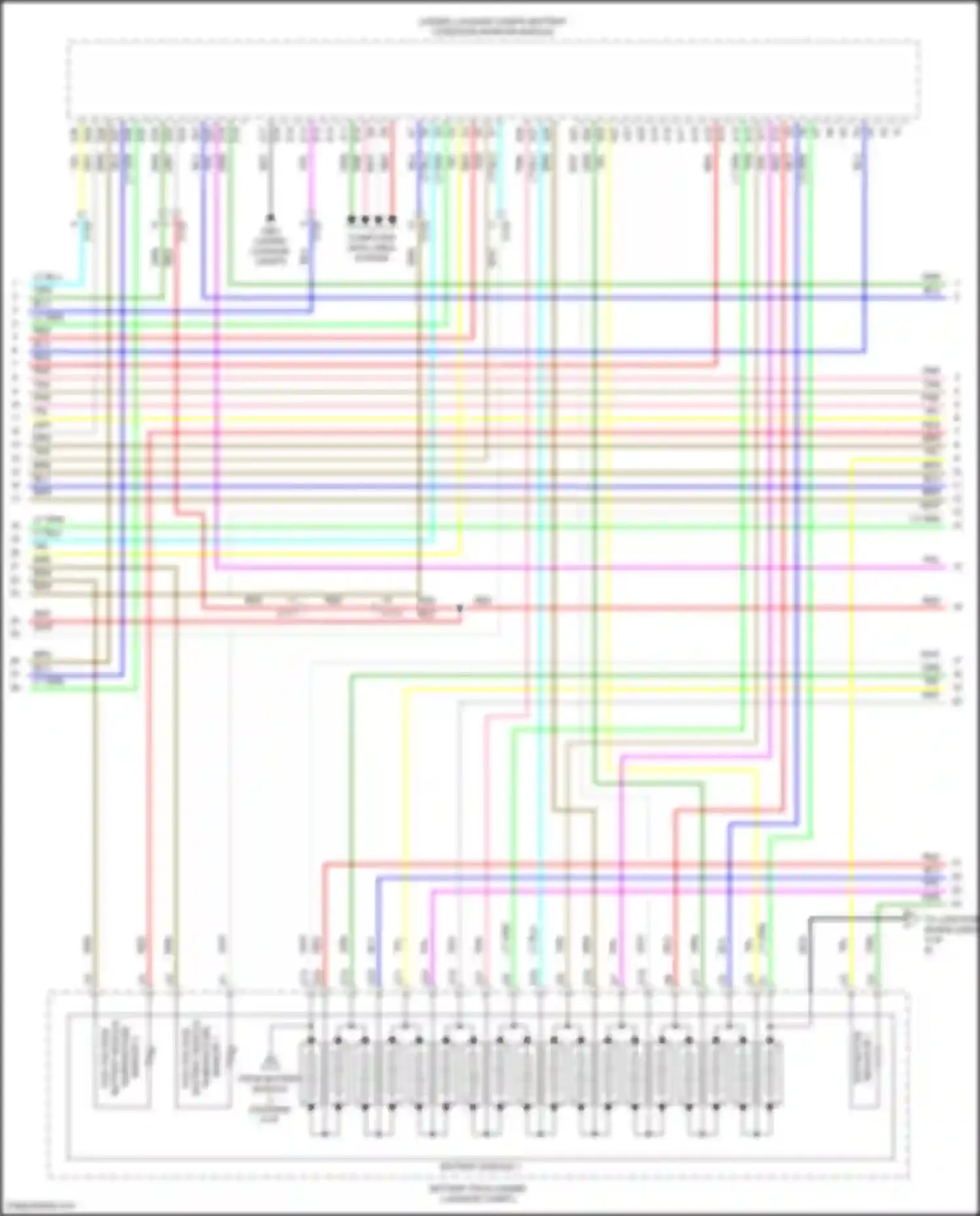 Accord Honda IX facelift (2014-2019): Wiring diagram engine performance 2.0l hybrid, hybrid system circuit (7 of 8)