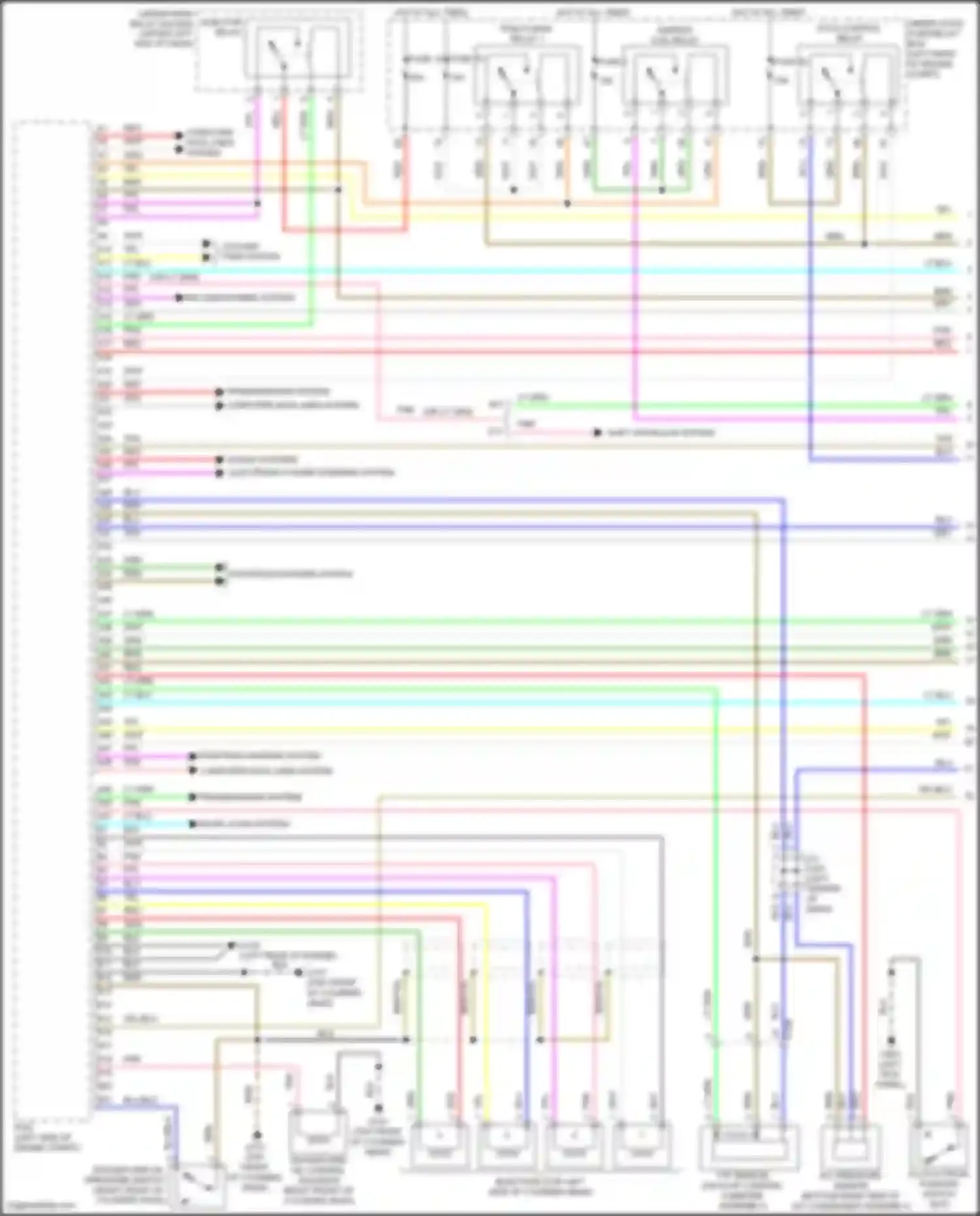 Accord Honda IX facelift (2014-2019): Wiring diagram engine performance 2.4l (1 of 5)