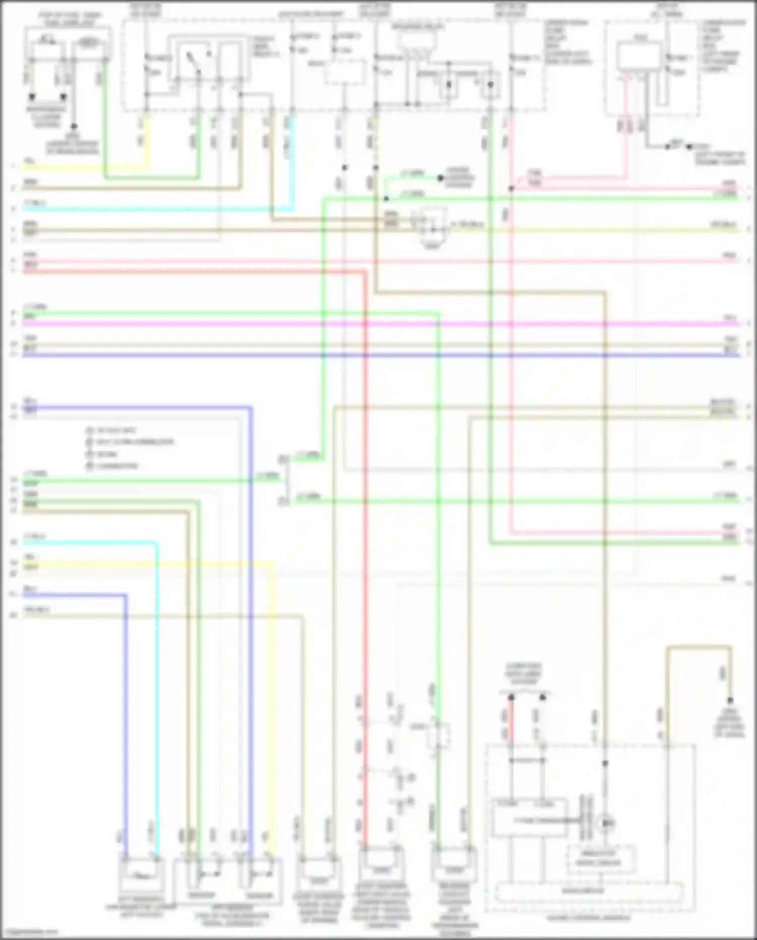 Accord Honda IX facelift (2014-2019): Wiring diagram engine performance 2.4l (2 of 5)
