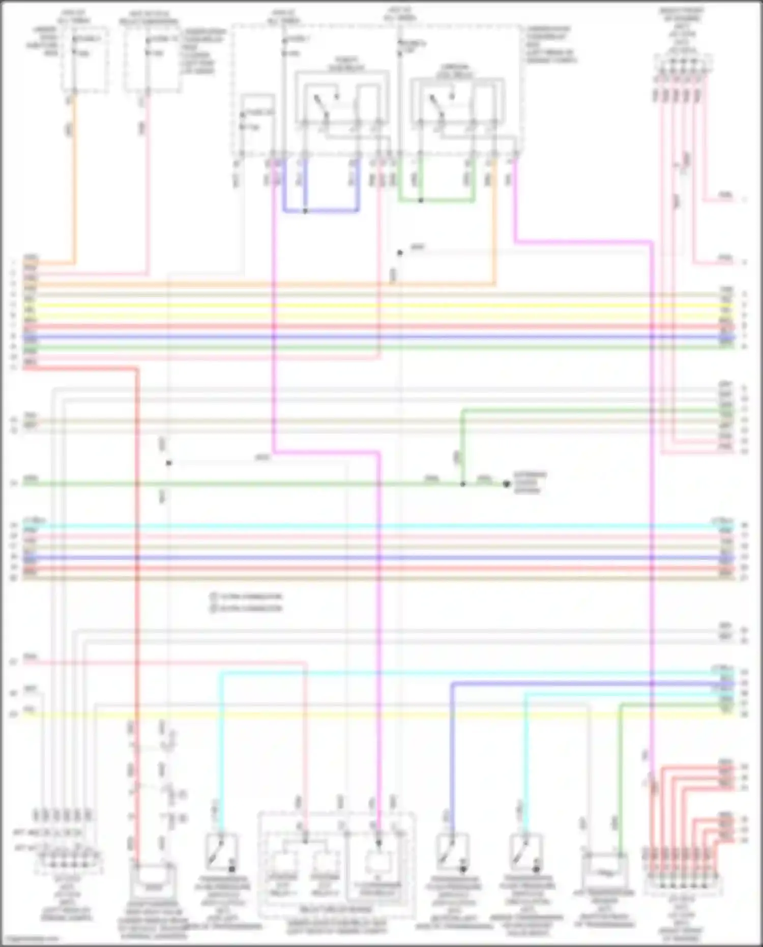 Accord Honda IX facelift (2014-2019): Wiring diagram engine performance 3.5l (3 of 7)