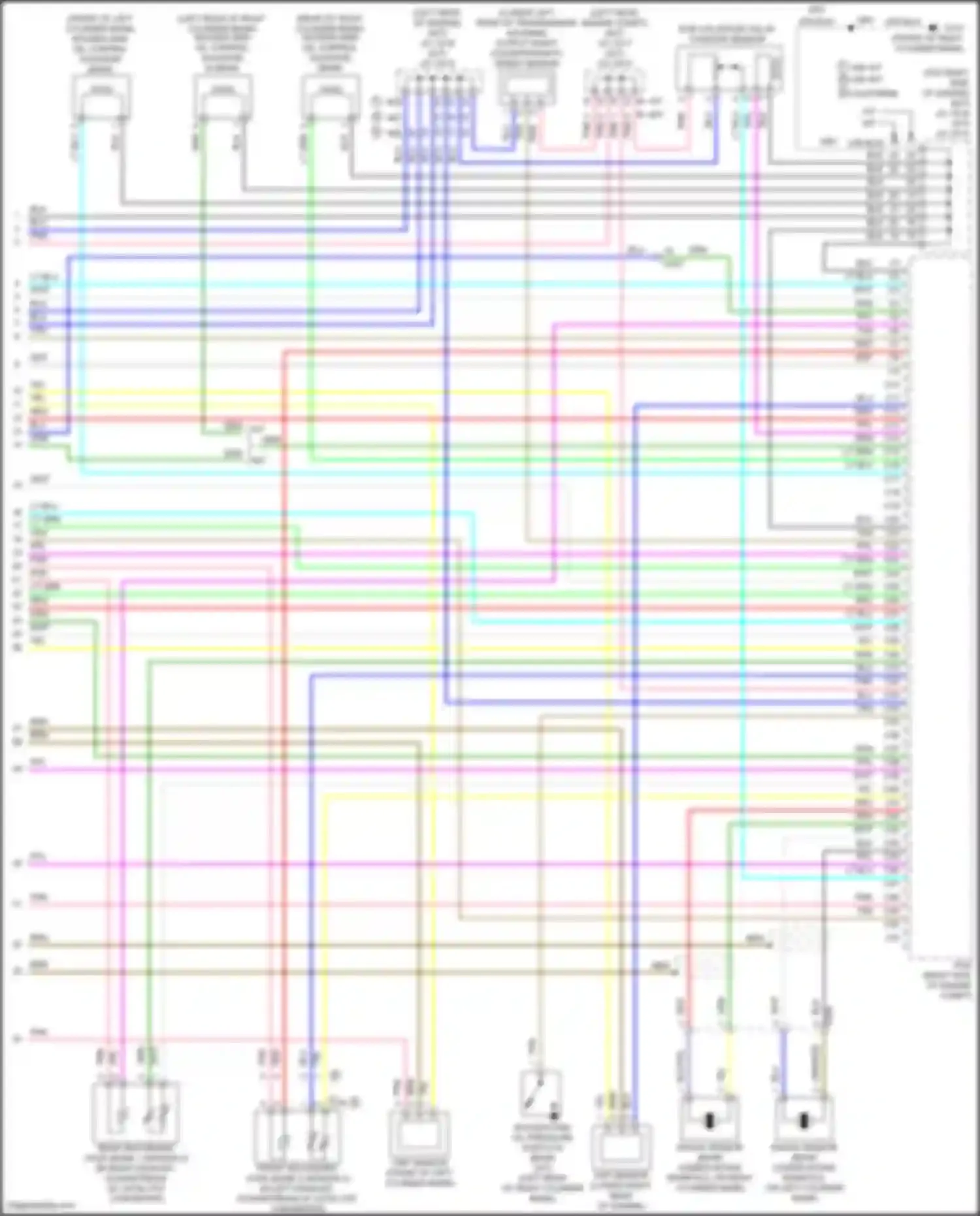 Accord Honda IX facelift (2014-2019): Wiring diagram engine performance 3.5l (7 of 7)