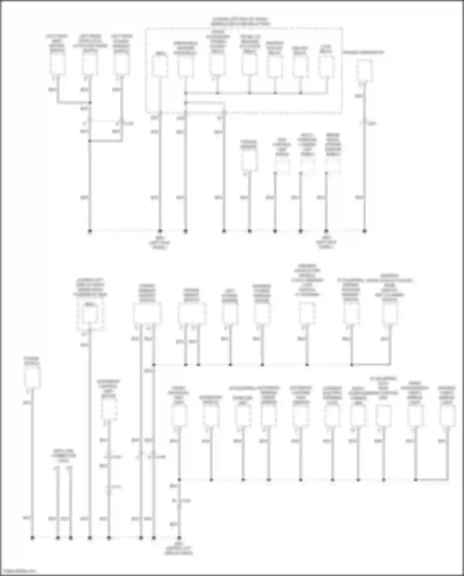 Accord Honda IX facelift (2014-2019): Ground distribution circuit, hybrid (5 of 5)