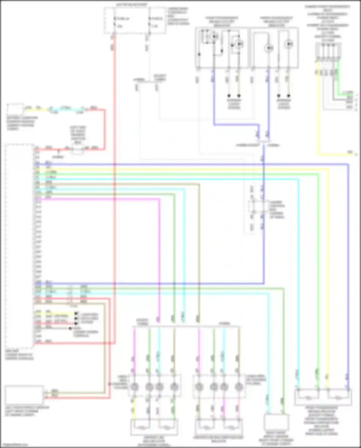 Accord Honda IX facelift (2014-2019): Supplemental restraints circuit (1 of 3)