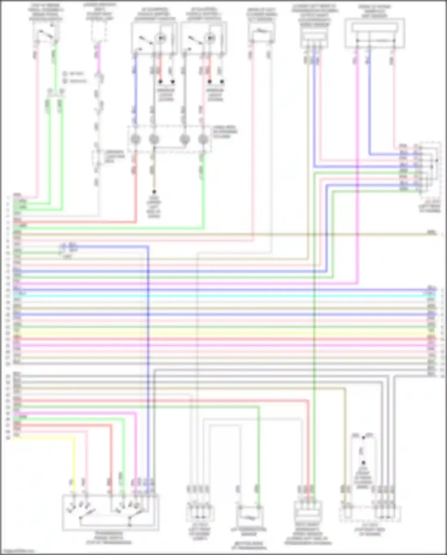 Accord Honda IX facelift (2014-2019): Transmission circuit, except hybrid a/t (2 of 3)