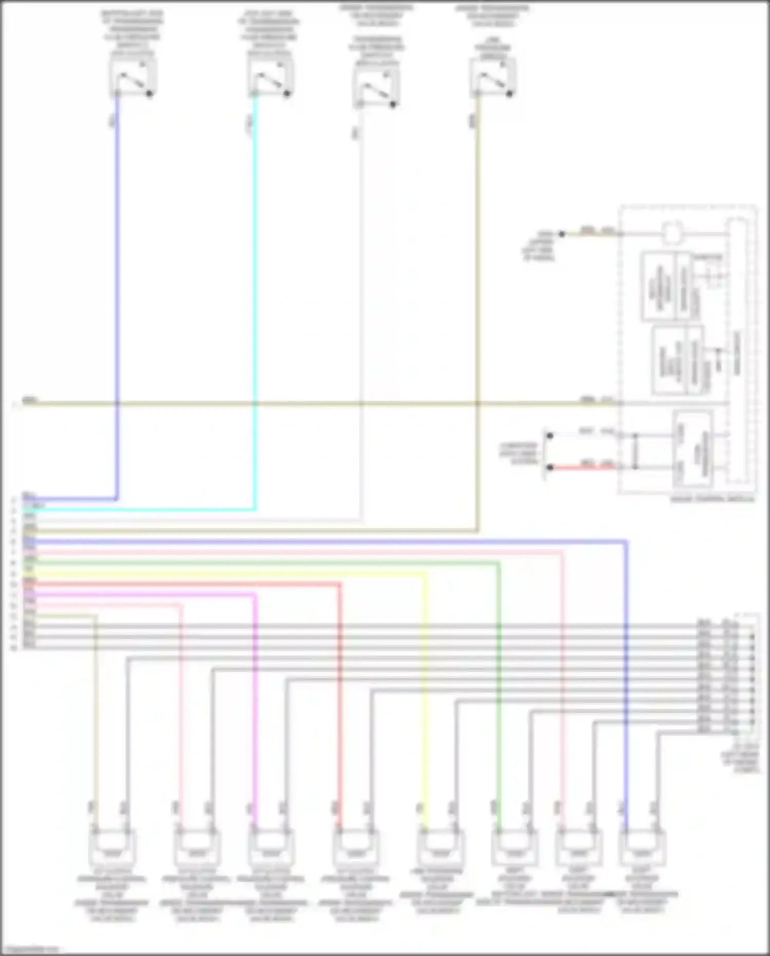 Accord Honda IX facelift (2014-2019): Transmission circuit, except hybrid a/t (3 of 3)
