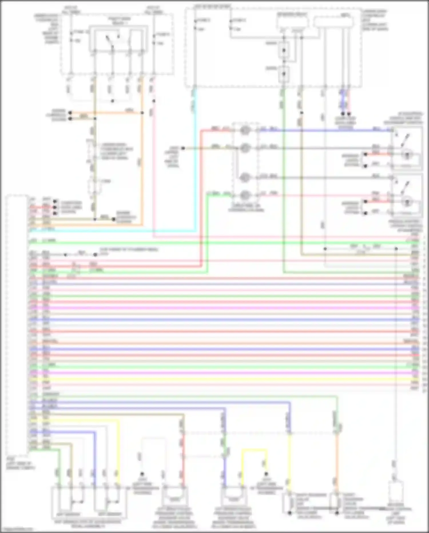 Accord Honda IX facelift (2014-2019): Transmission circuit, except hybrid cvt (1 of 2)