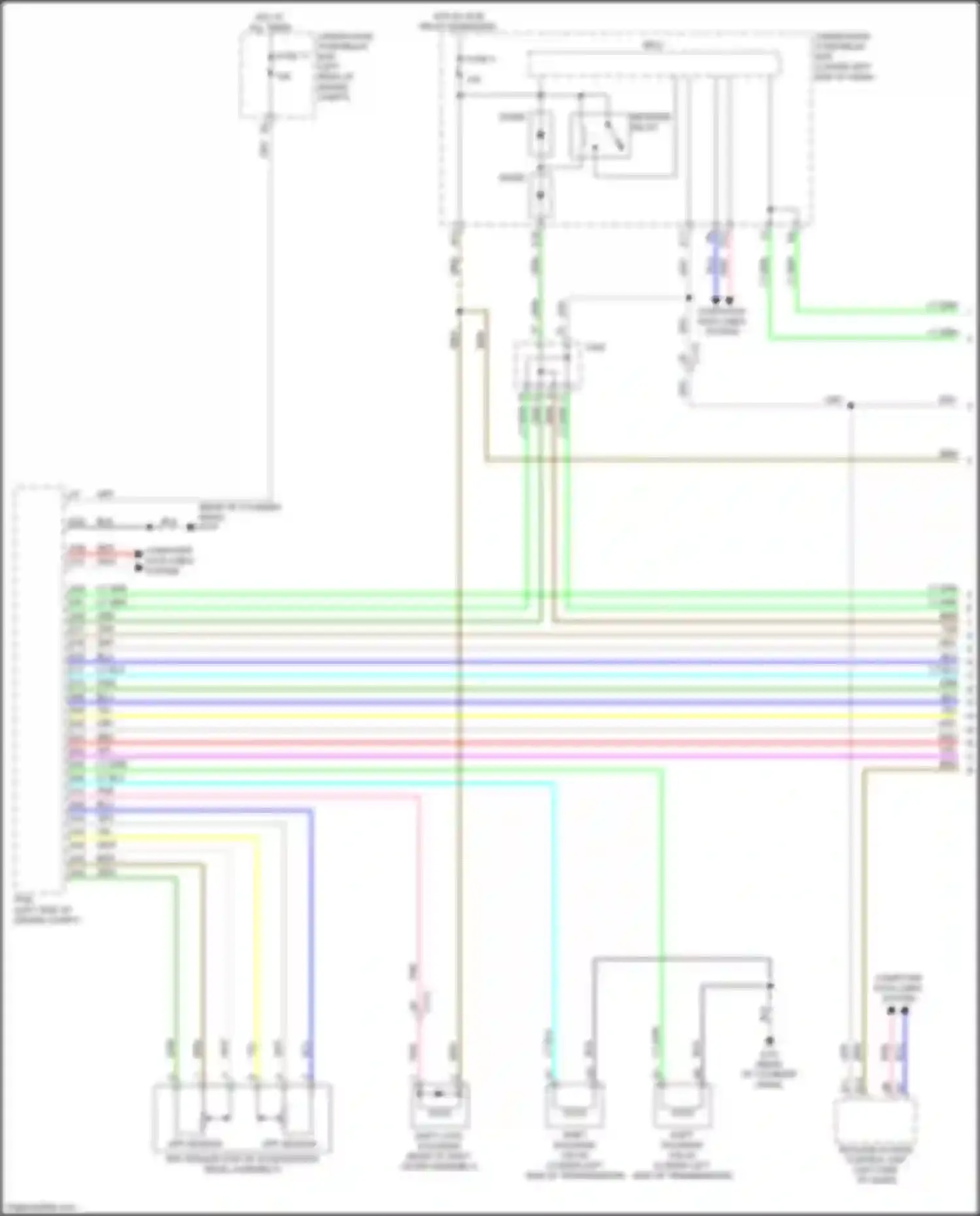 Accord Honda IX facelift (2014-2019): Transmission circuit, hybrid (1 of 2)