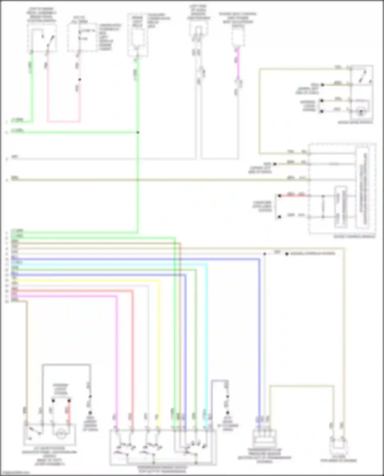 Accord Honda IX facelift (2014-2019): Transmission circuit, hybrid (2 of 2)