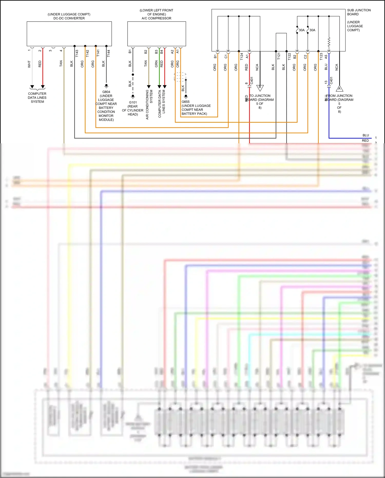 Wiring diagram a/c compressor for Honda Accord IX facelift (2014-2019) (7 of 7)