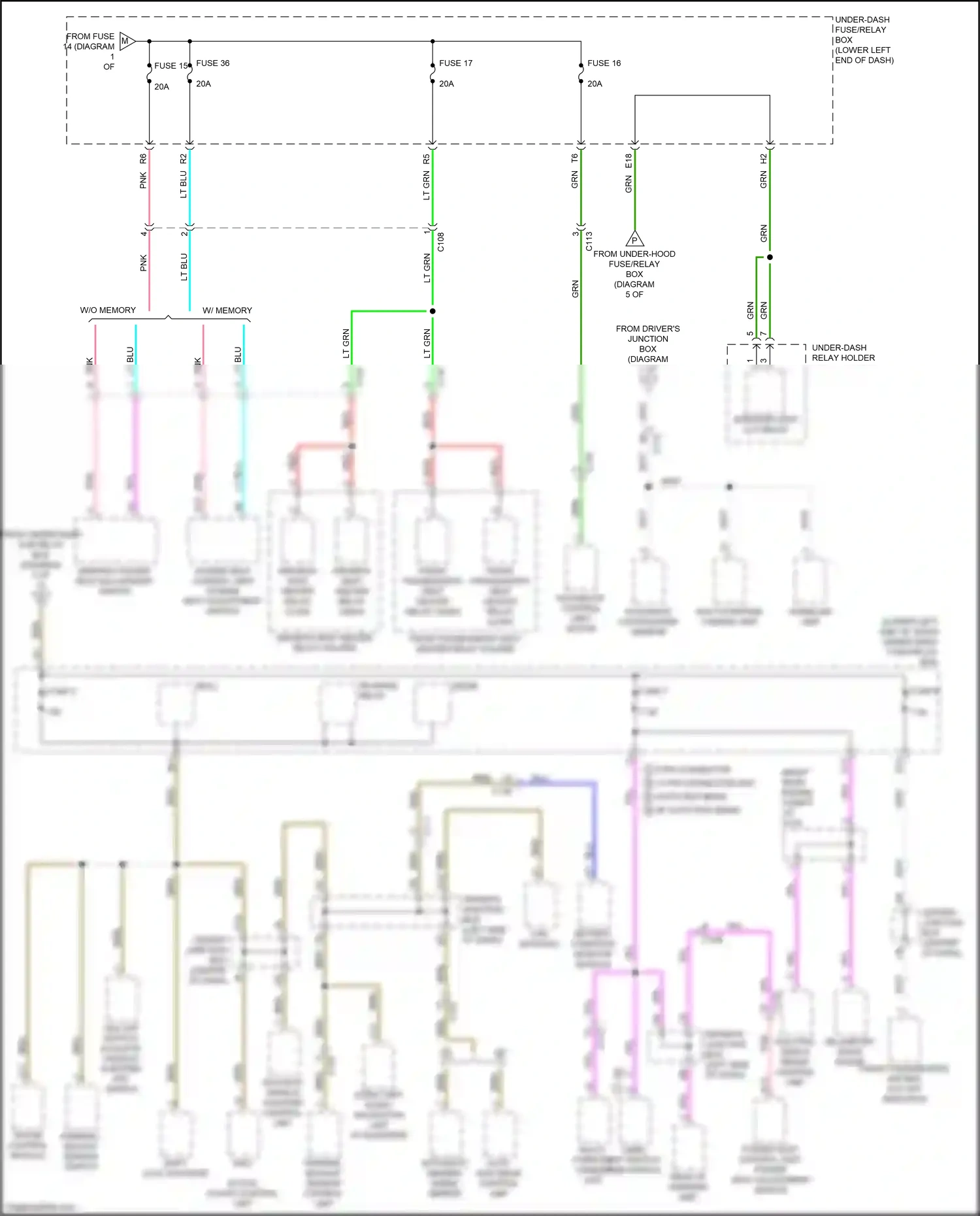 Wiring diagram automatic lighting/rain sensor for Honda Accord IX facelift (2014-2019) (1 of 1)