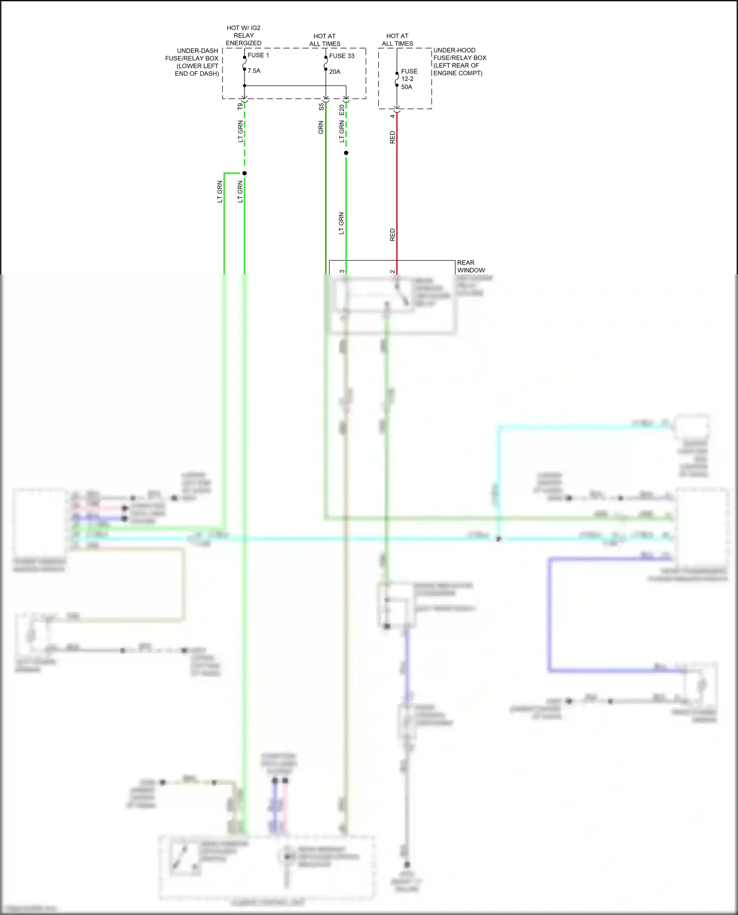 Wiring diagram computer data lines system for Honda Accord IX facelift (2014-2019) (74 of 124)