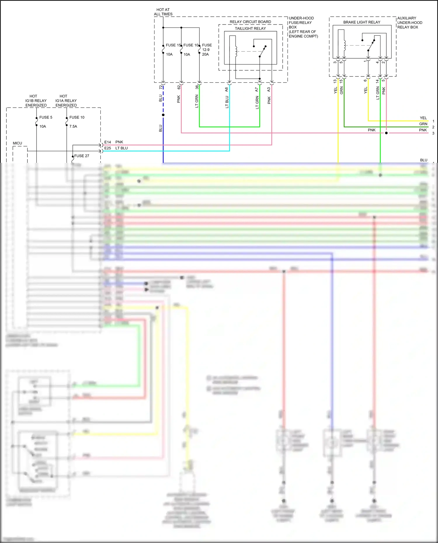Wiring diagram computer data lines system for Honda Accord IX facelift (2014-2019) (13 of 124)