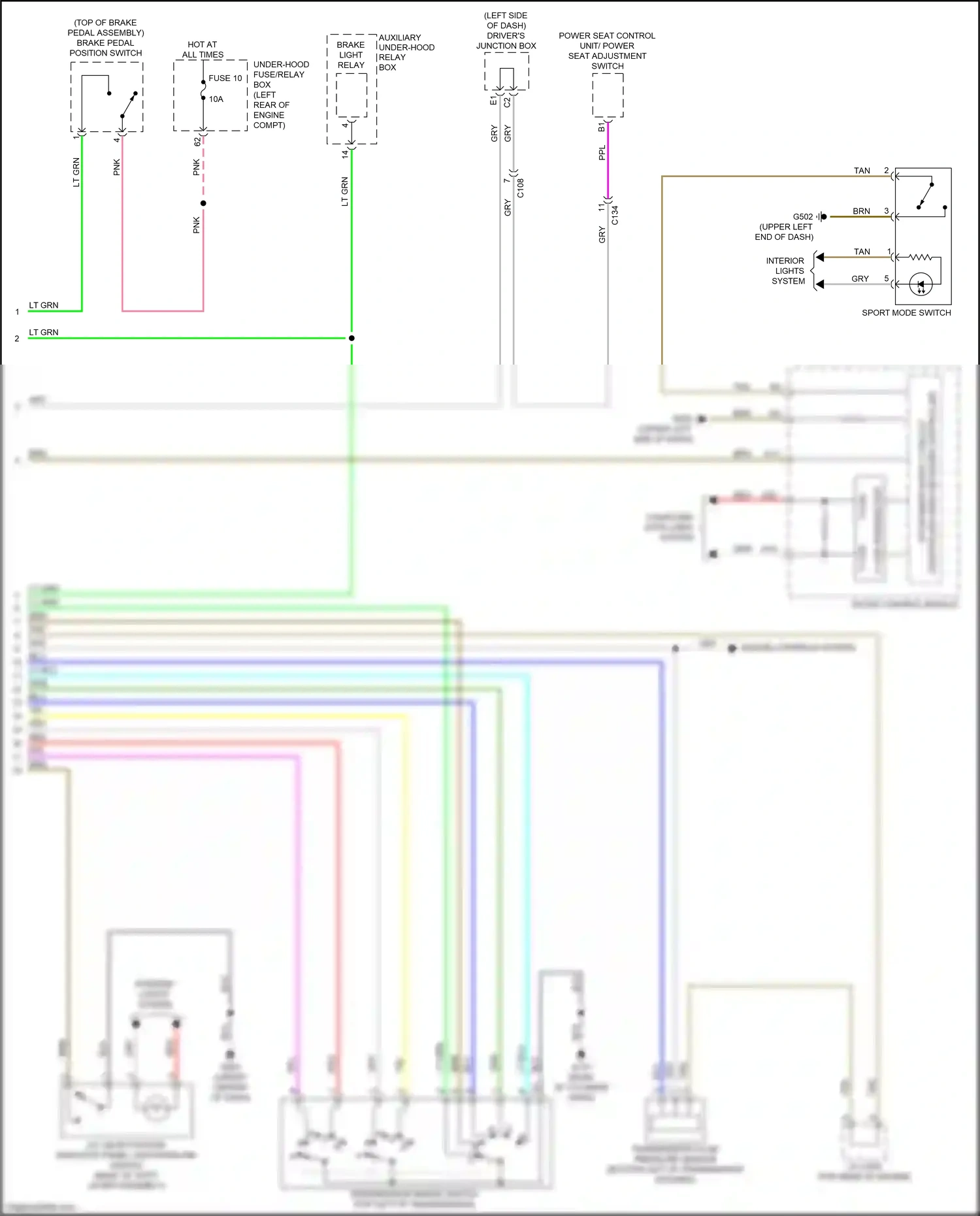 Wiring diagram computer data lines system for Honda Accord IX facelift (2014-2019) (90 of 124)