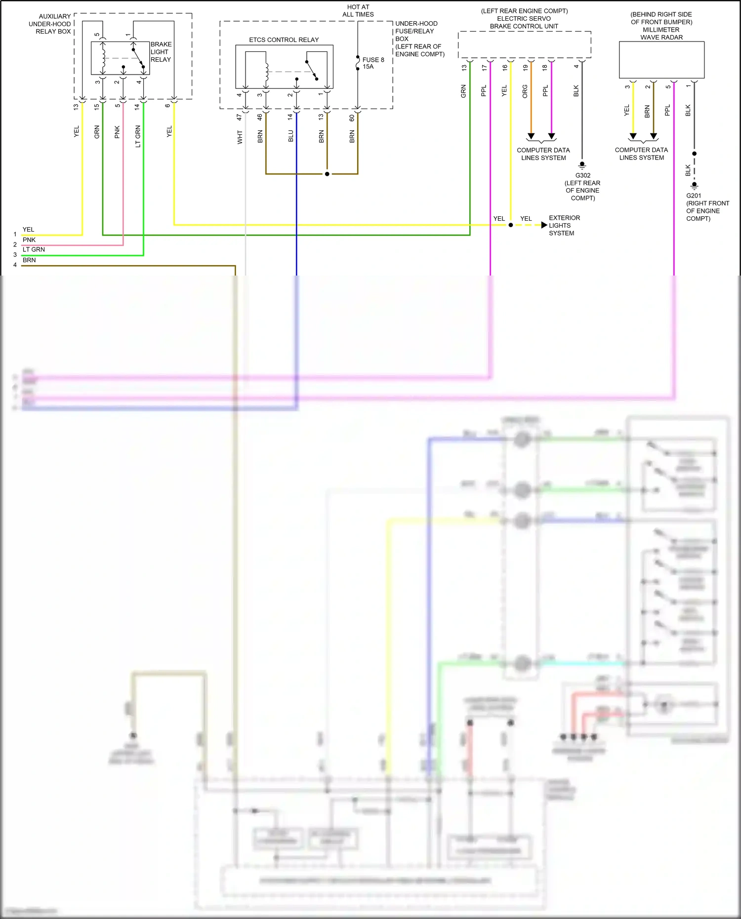 Wiring diagram computer data lines system for Honda Accord IX facelift (2014-2019) (34 of 124)