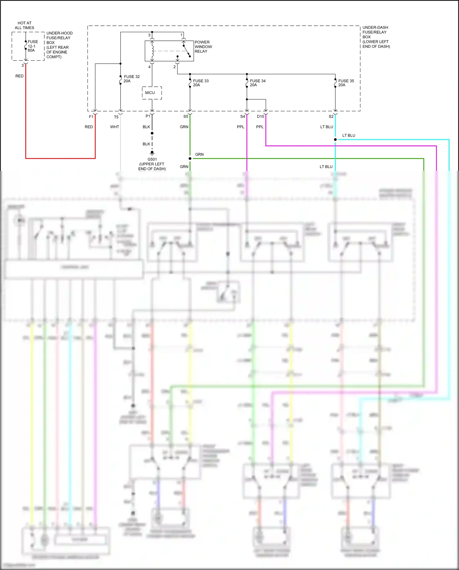 Wiring diagram control unit) for Honda Accord IX facelift (2014-2019) (15 of 17)