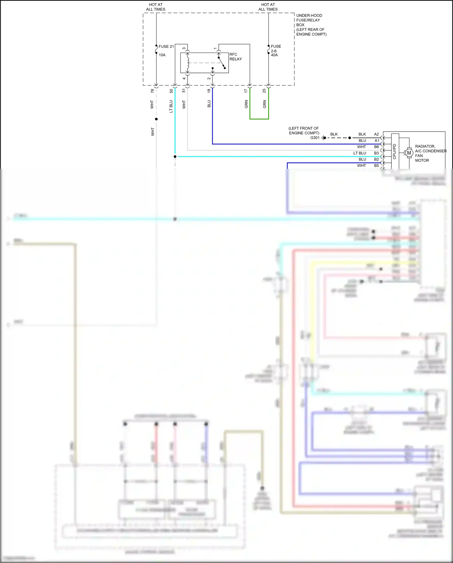 Wiring diagram ect sensor 2 for Honda Accord IX facelift (2014-2019) (1 of 9)
