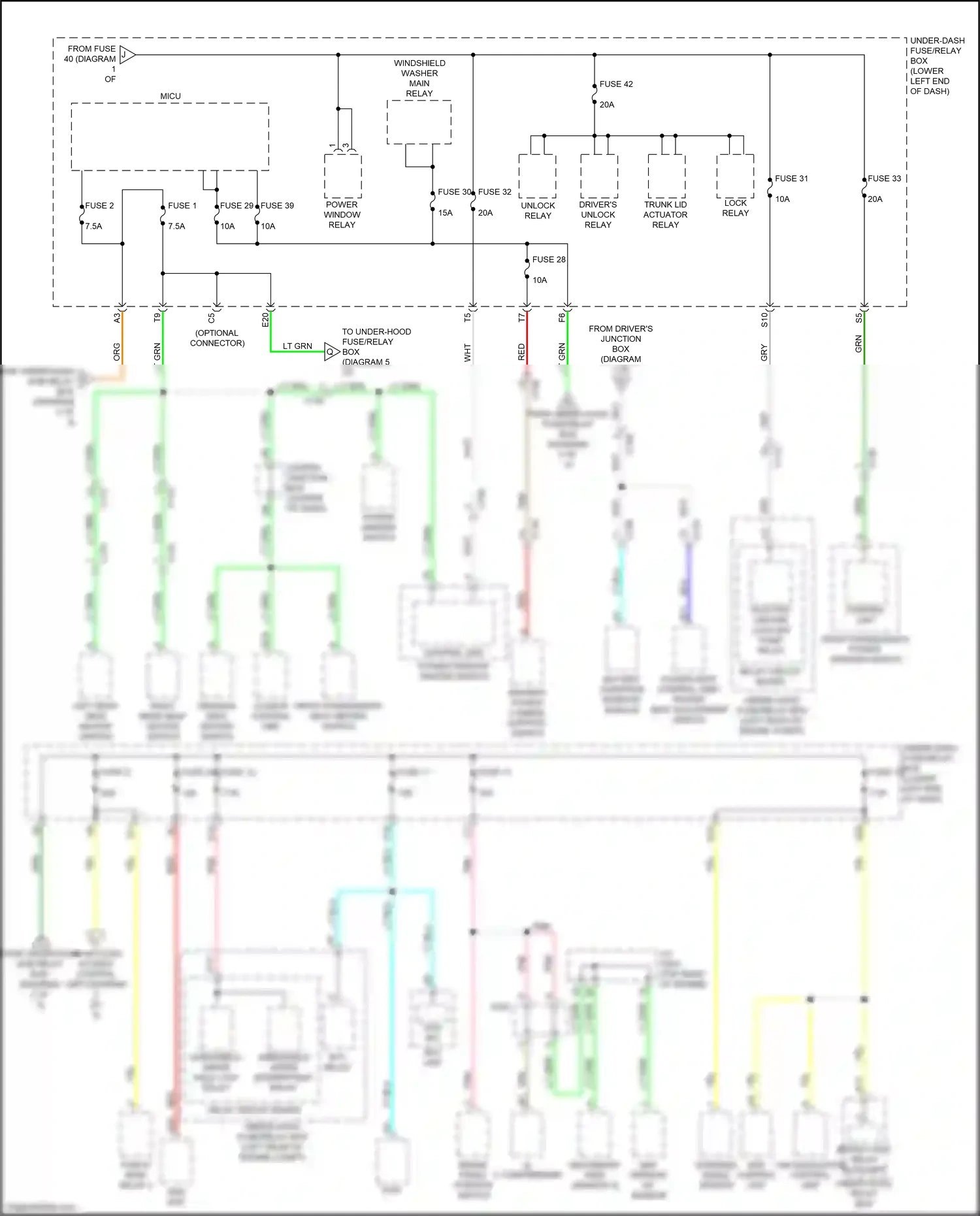 Wiring diagram eps control unit for Honda Accord IX facelift (2014-2019) (7 of 8)