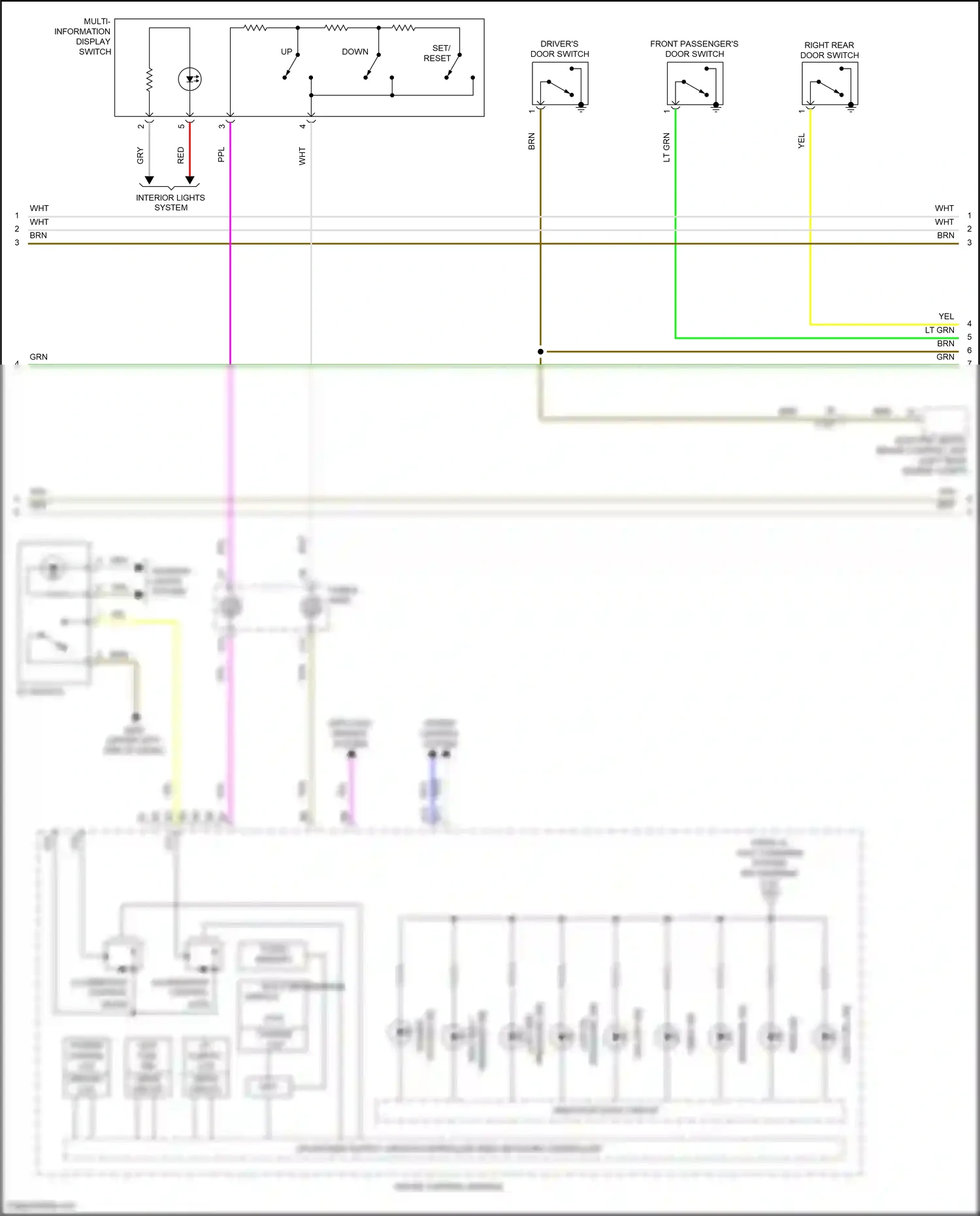 Wiring diagram ev switch for Honda Accord IX facelift (2014-2019) (2 of 4)