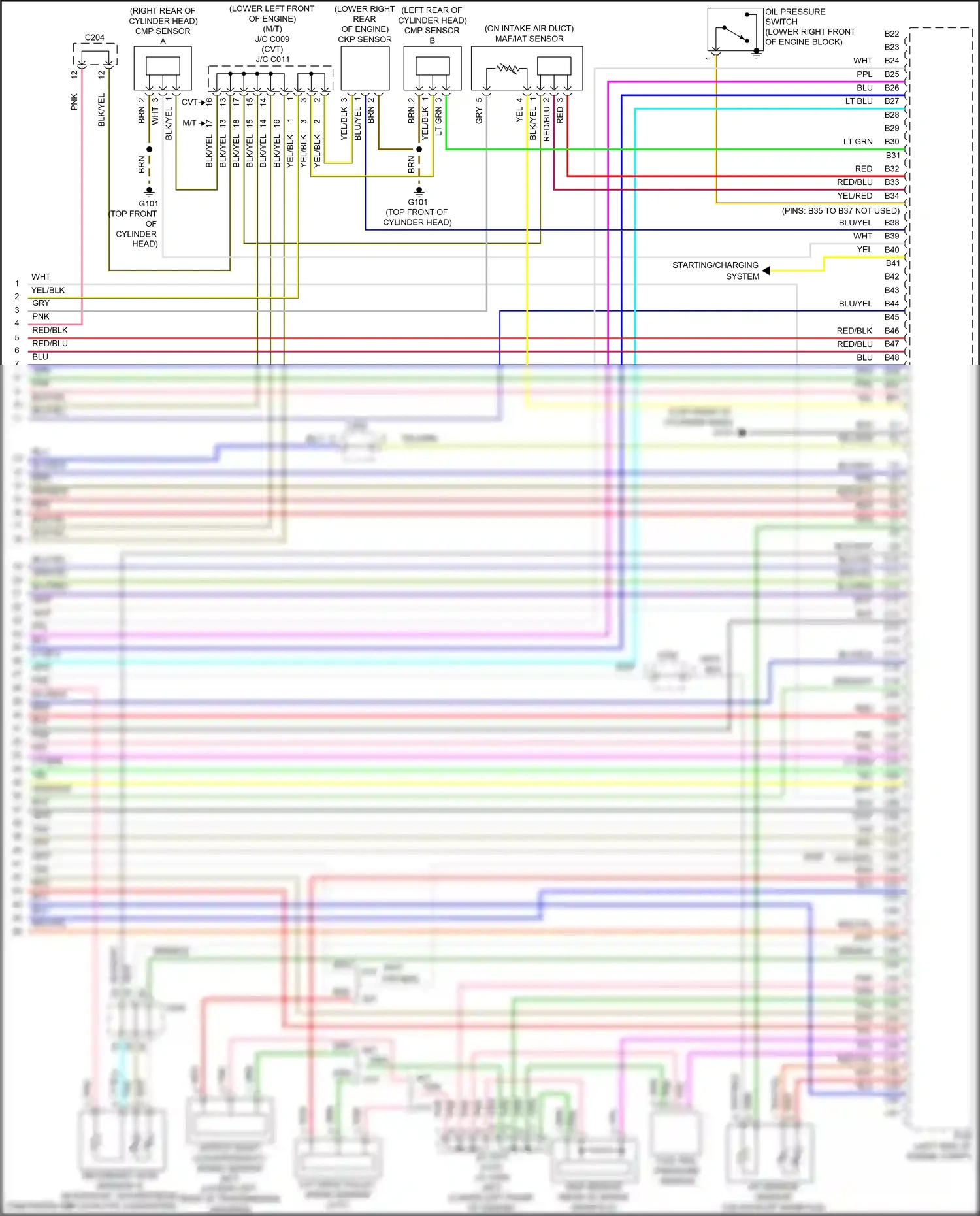 Wiring diagram map sensor for Honda Accord IX facelift (2014-2019) (4 of 5)