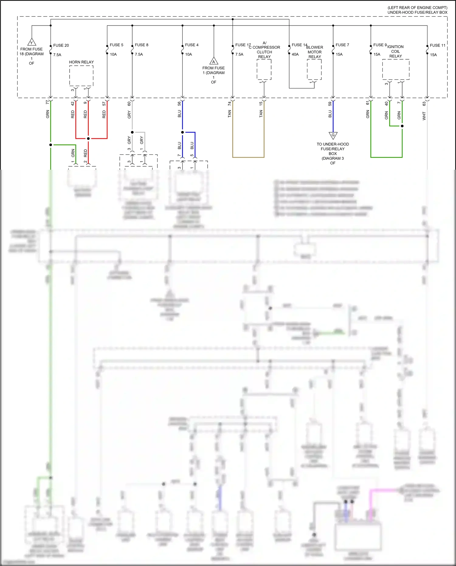 Wiring diagram multi-purpose camera unit for Honda Accord IX facelift (2014-2019) (6 of 8)