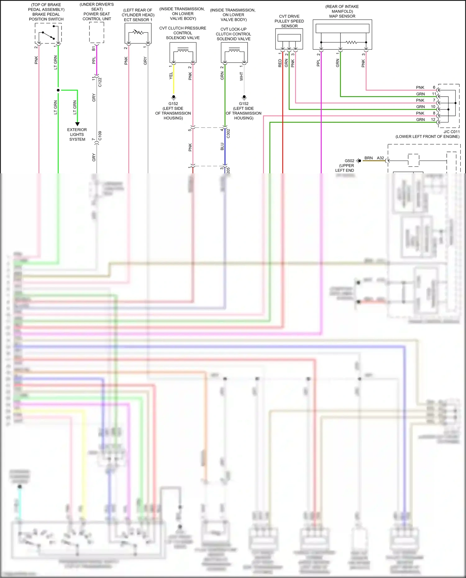Wiring diagram multi- for Honda Accord IX facelift (2014-2019) (2 of 2)